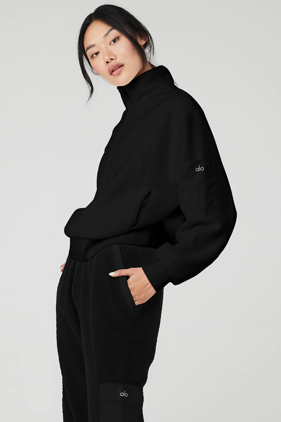 Micro Sherpa Solstice Coverup - Black