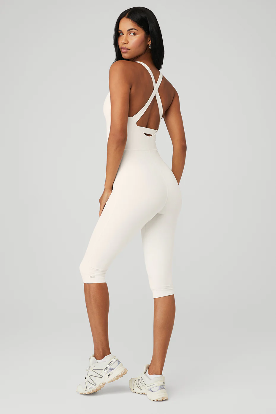 Airbrush Physique Onesie - Ivory