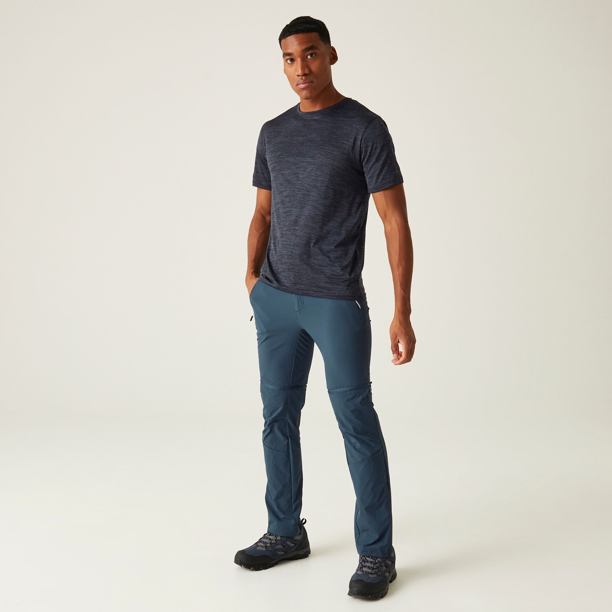 Men's Mountain Zip Off Walking Trousers | Moonlight Denim
