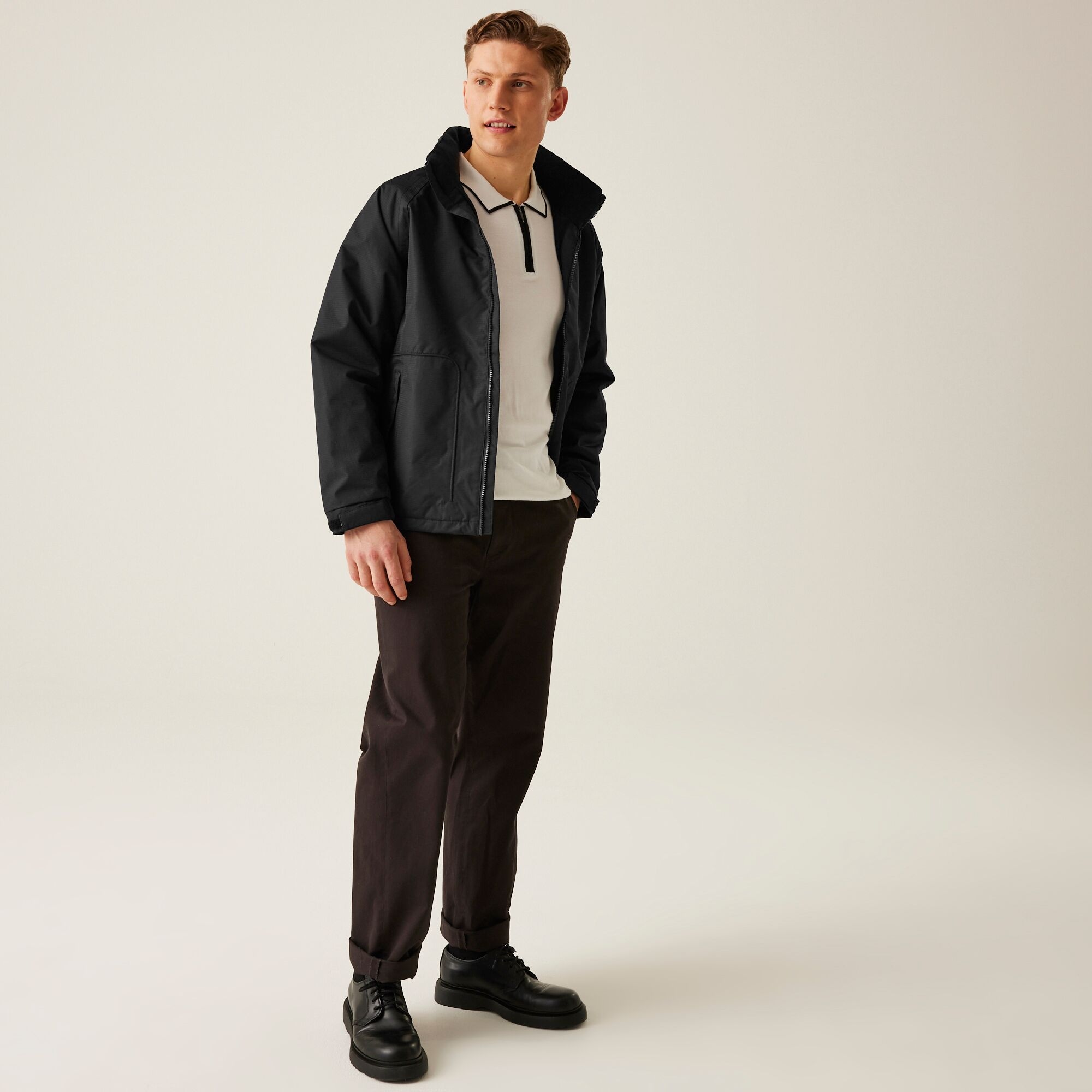 Men's Hudson Fleece Lined Waterproof Insulated Jacket | Black