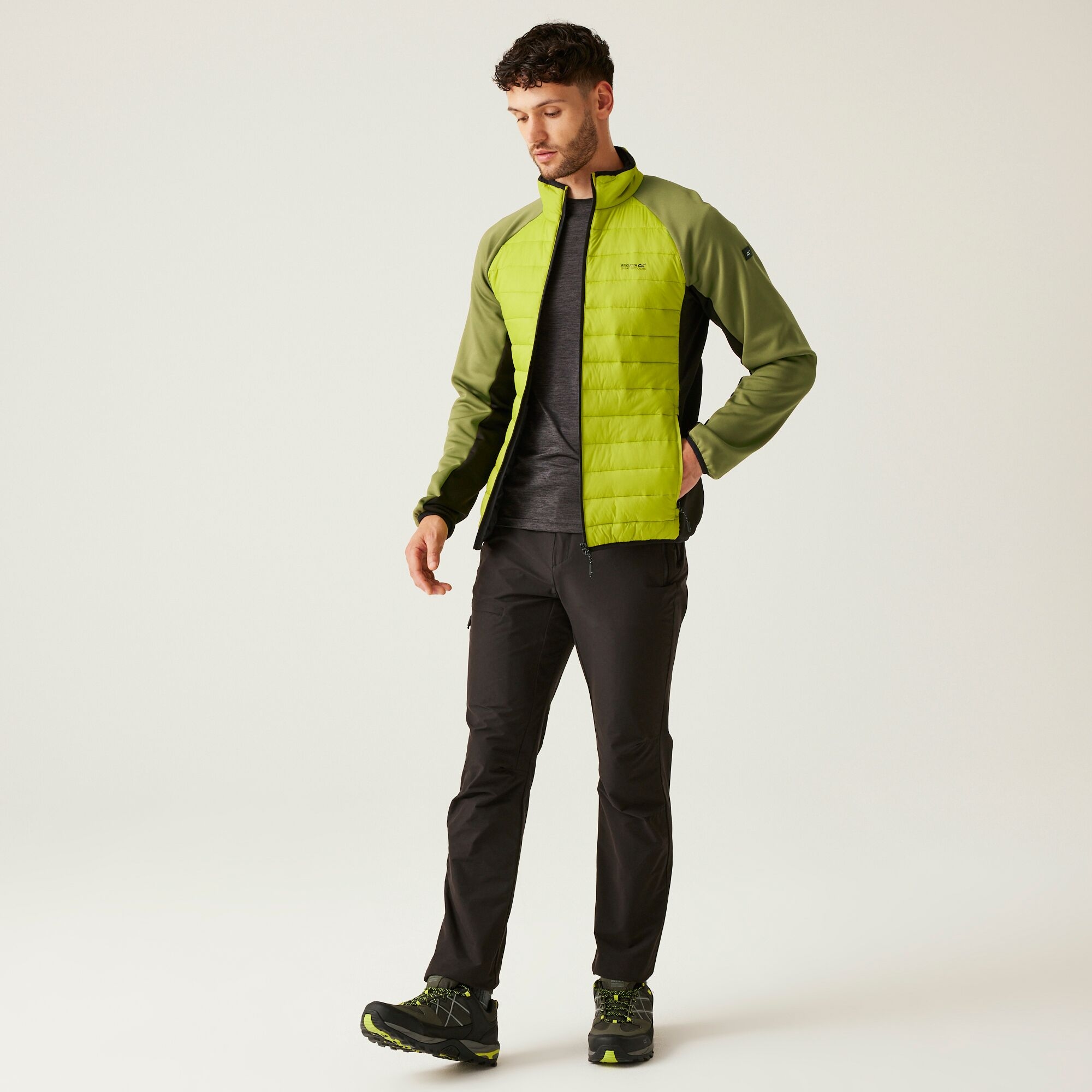 Men's Clumber IV Hybrid Jacket | Grenoble Green Nephrite Green Black