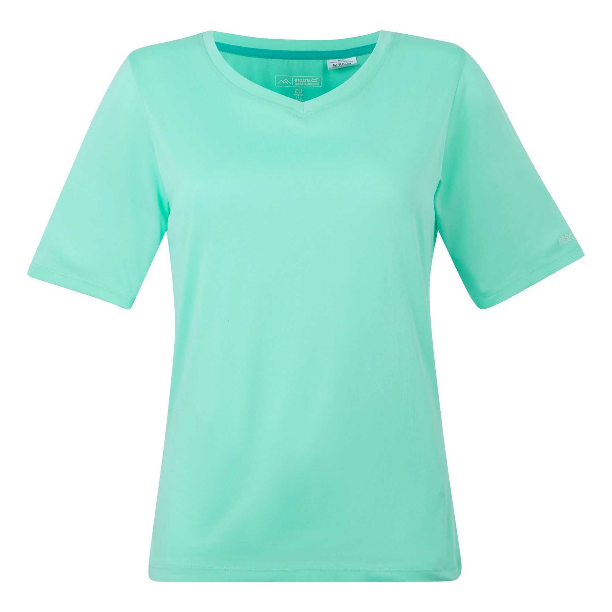 Women's Fingal II V-Neck T-Shirt | Aruba Blue
