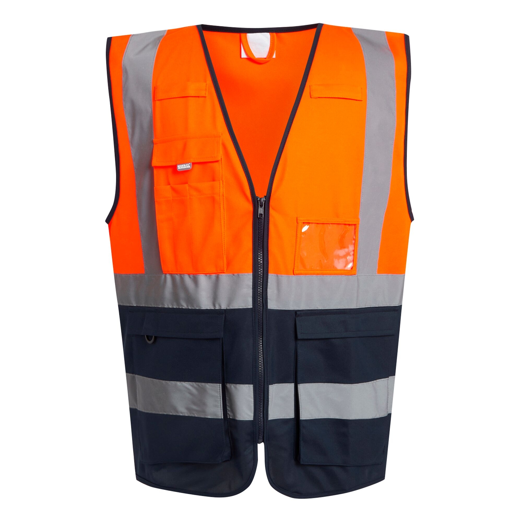 Men's Pro HI-VIS Executive Vest | Orange Navy