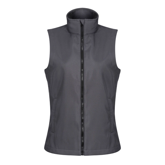 Women's Ablaze Printable Bodywarmer | Seal Grey Black