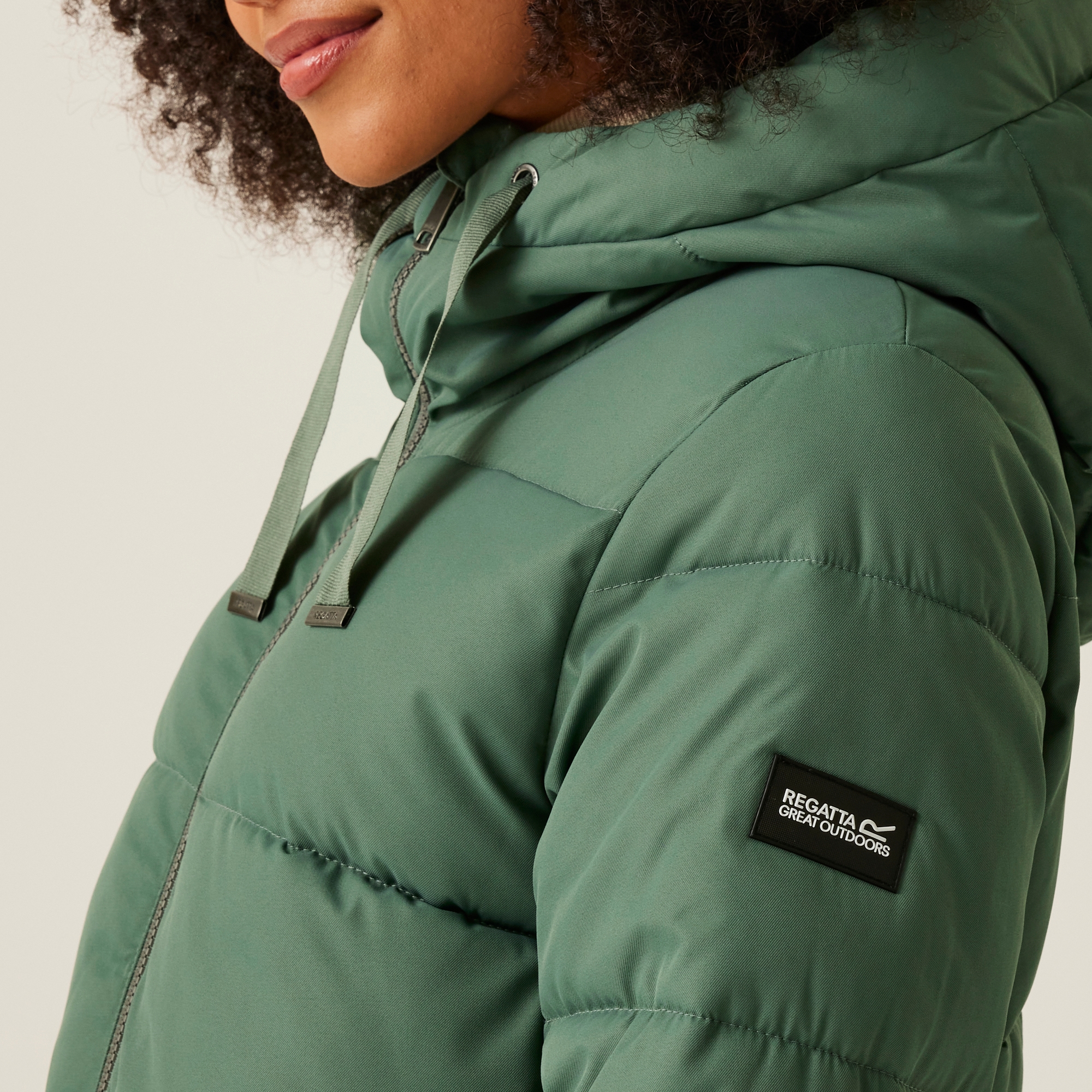 Women's Arilie Quilted Jacket | Dark Forest Green