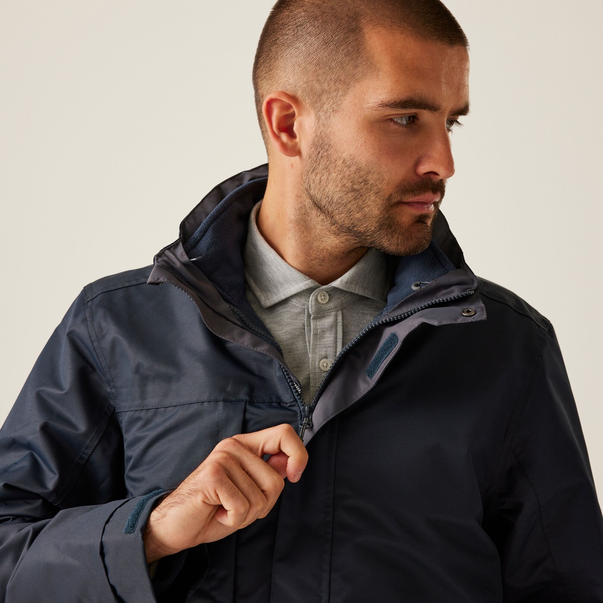 Men's Benson III Breathable Waterproof 3 in 1 Jacket | Navy
