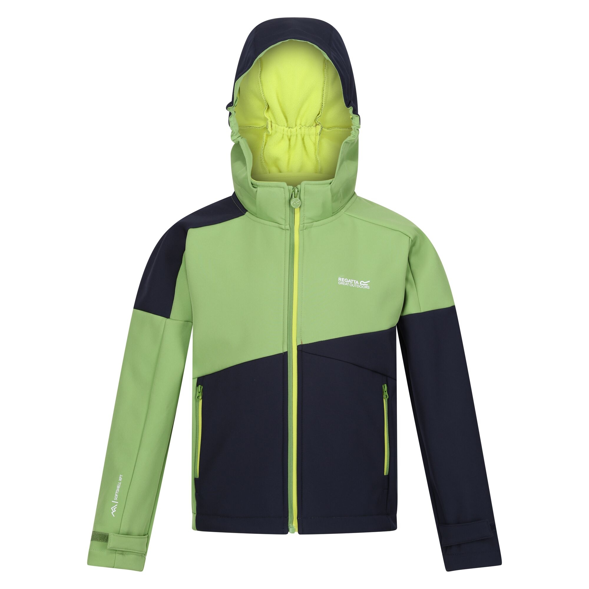 Kids' Acidity VII Softshell Jacket | Piquant Green Navy