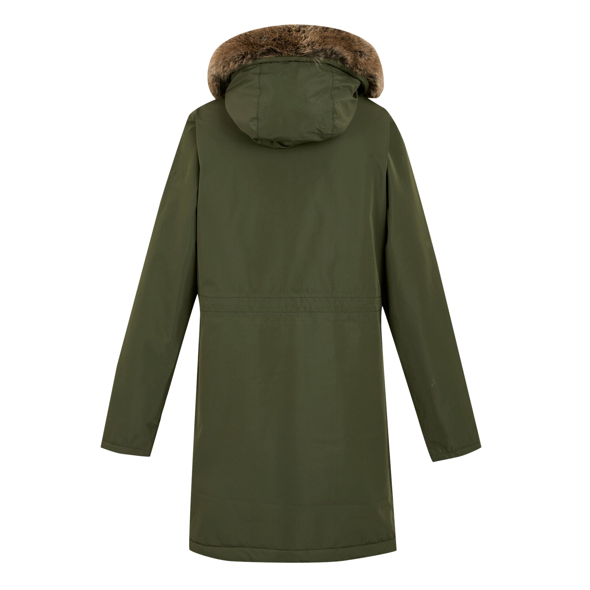 Women's Sabinka II Fur Trim Parka Jacket | Dark Khaki