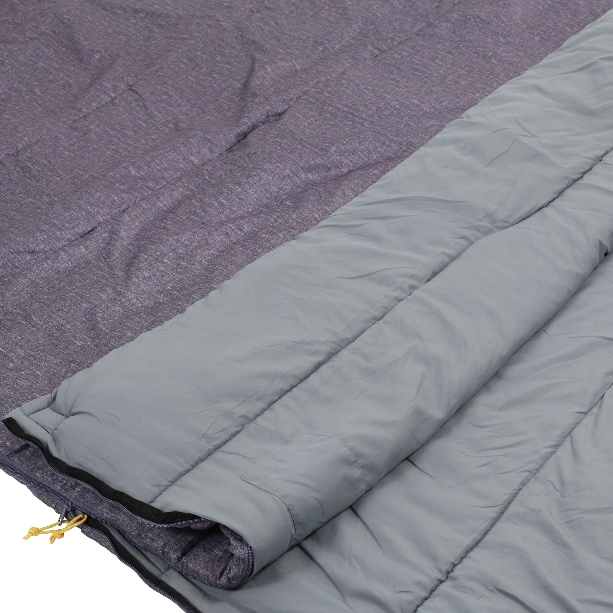 Maui Polyester Lined Double Sleeping Bag | Marl Grey