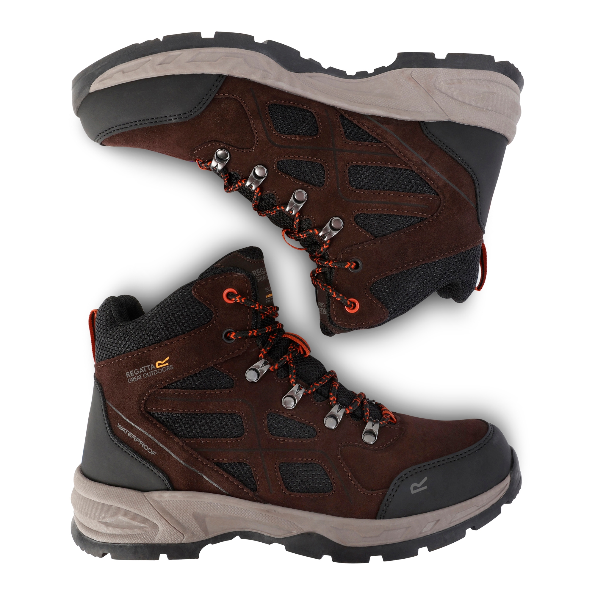 Men's Vendeavour Suede Walking Boots | Peat Blaze Orange