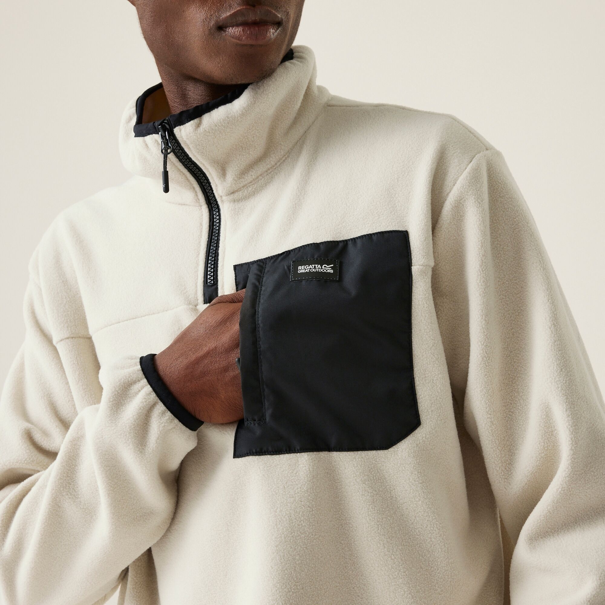 Men's Frankie Half Zip Fleece | Moonstruck