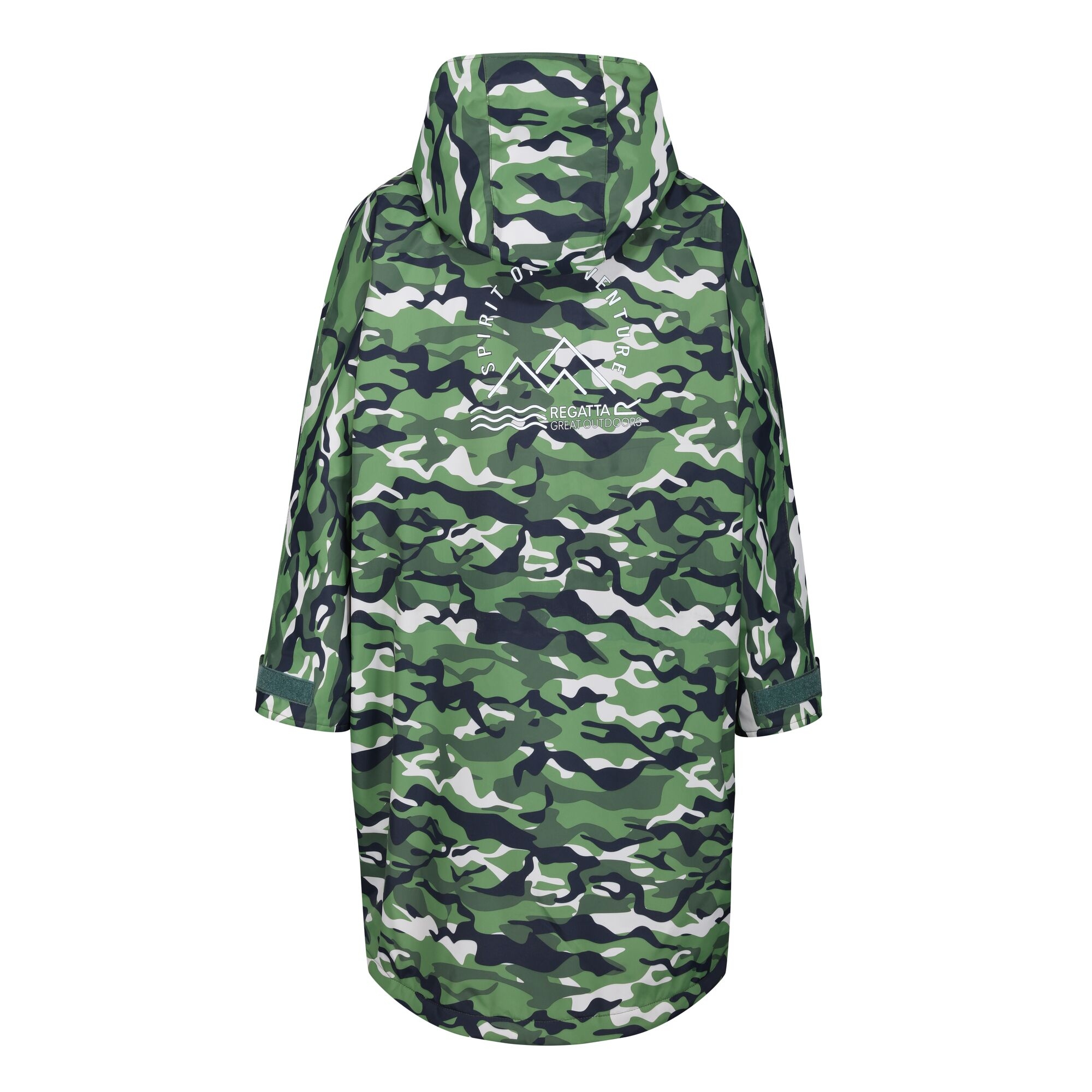 Junior Waterproof Changing Robe | Cactus Camouflage