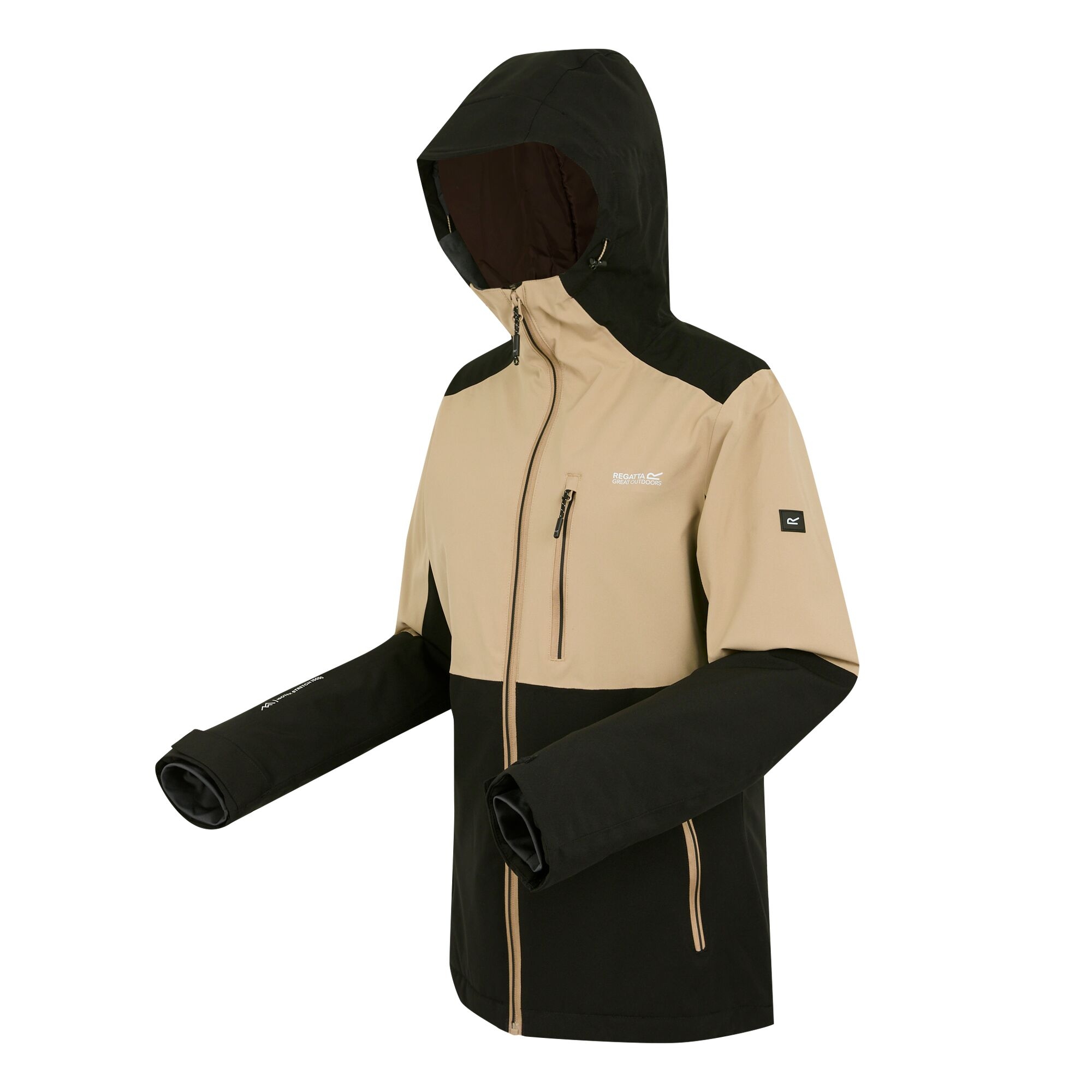 Women's Kelora Waterproof Insulated Jacket | Black Warm Taupe