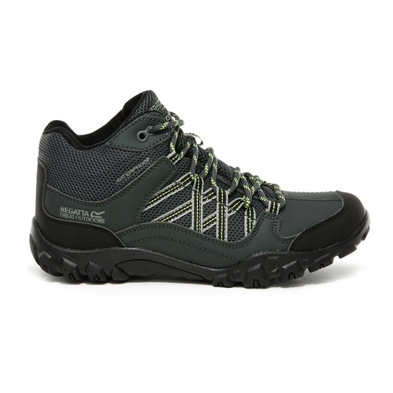 Kids' Edgepoint Waterproof Mid Walking Boots | Briar Electric Lime