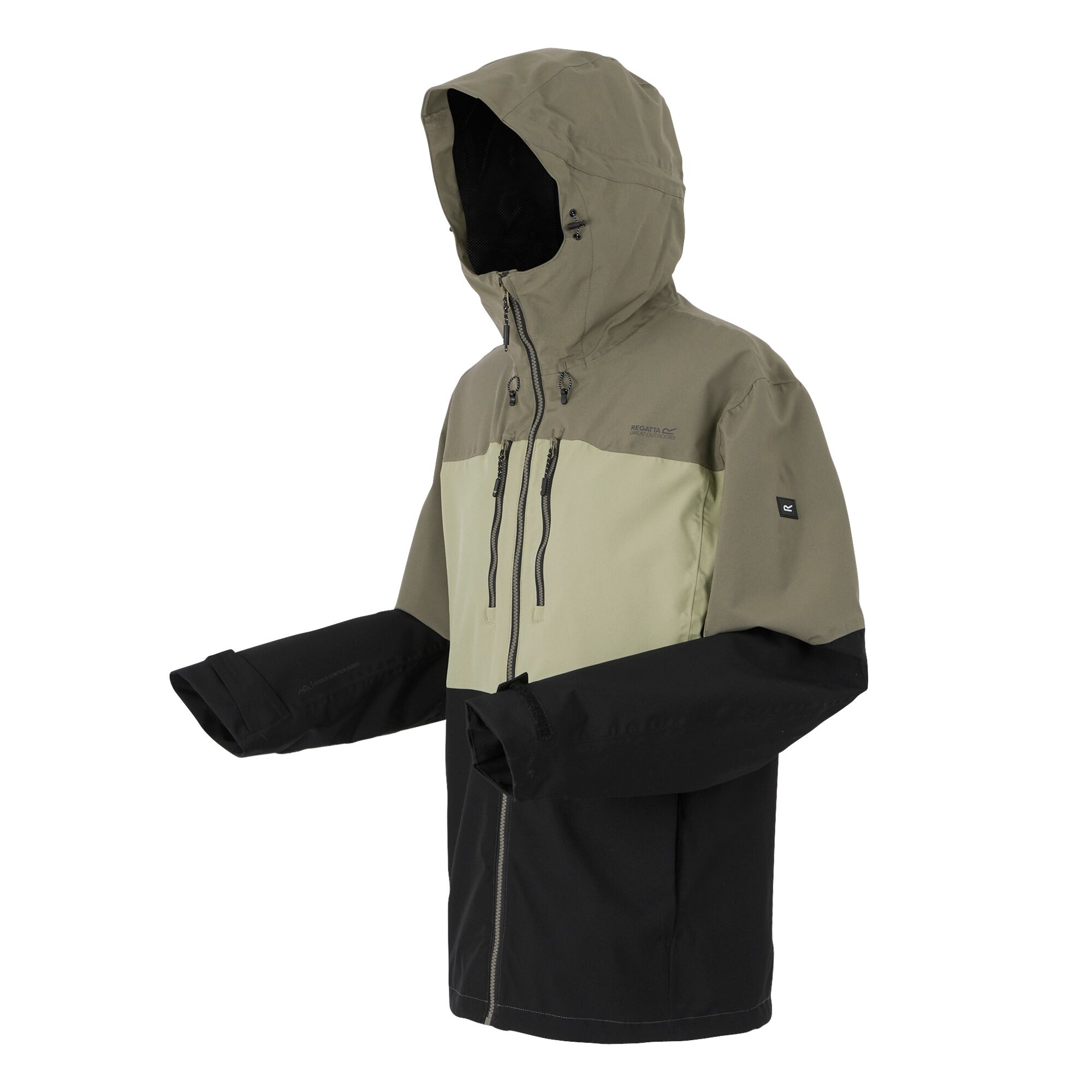 Men's Maland II Waterproof Jacket | Golden Sand Treetop Black