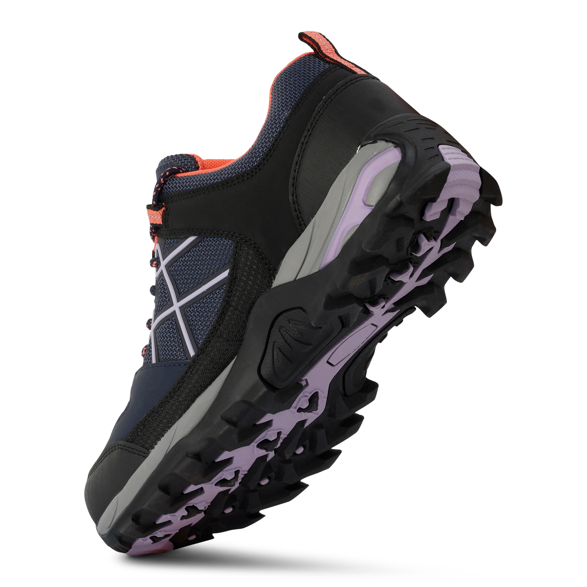 Women's Samaris III Low Walking Shoes | Navy Lilac Satsuma