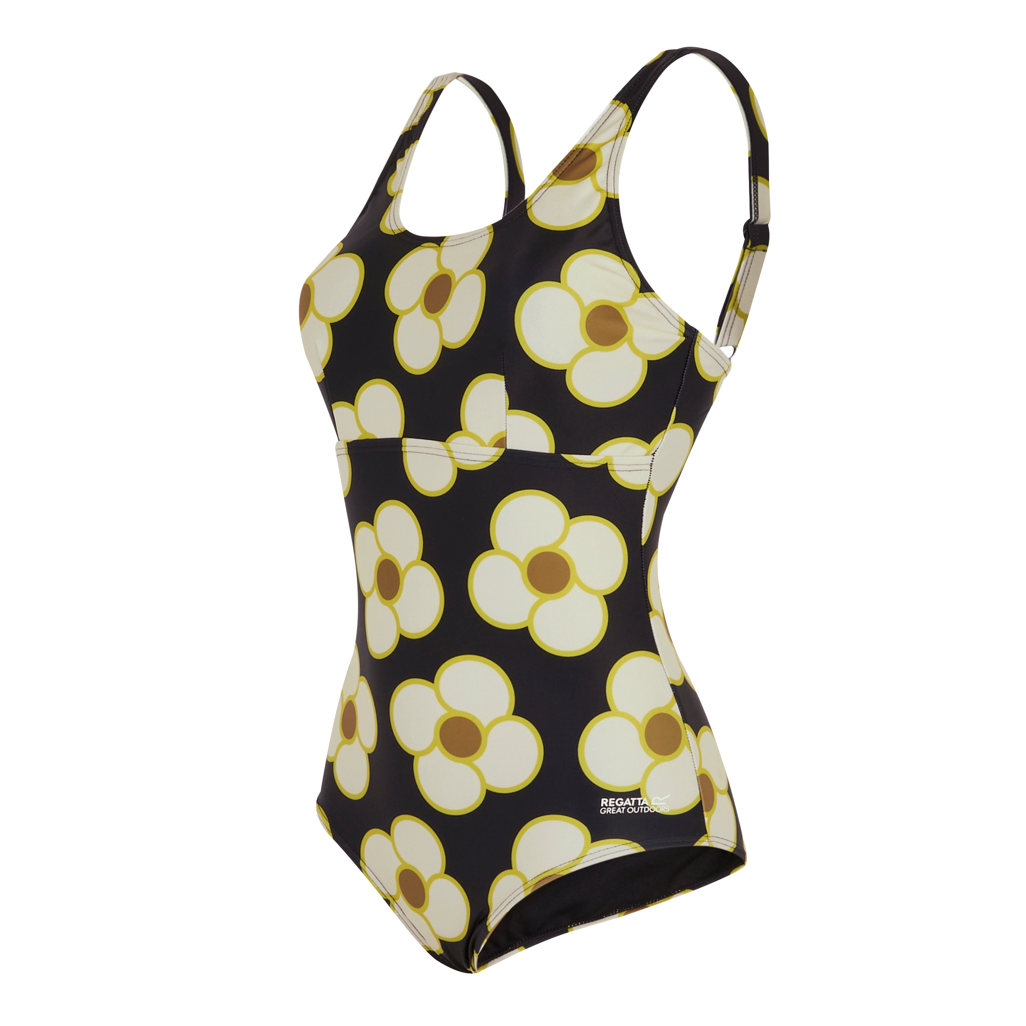 Orla Kiely Swimsuit | Spinning Flower Black
