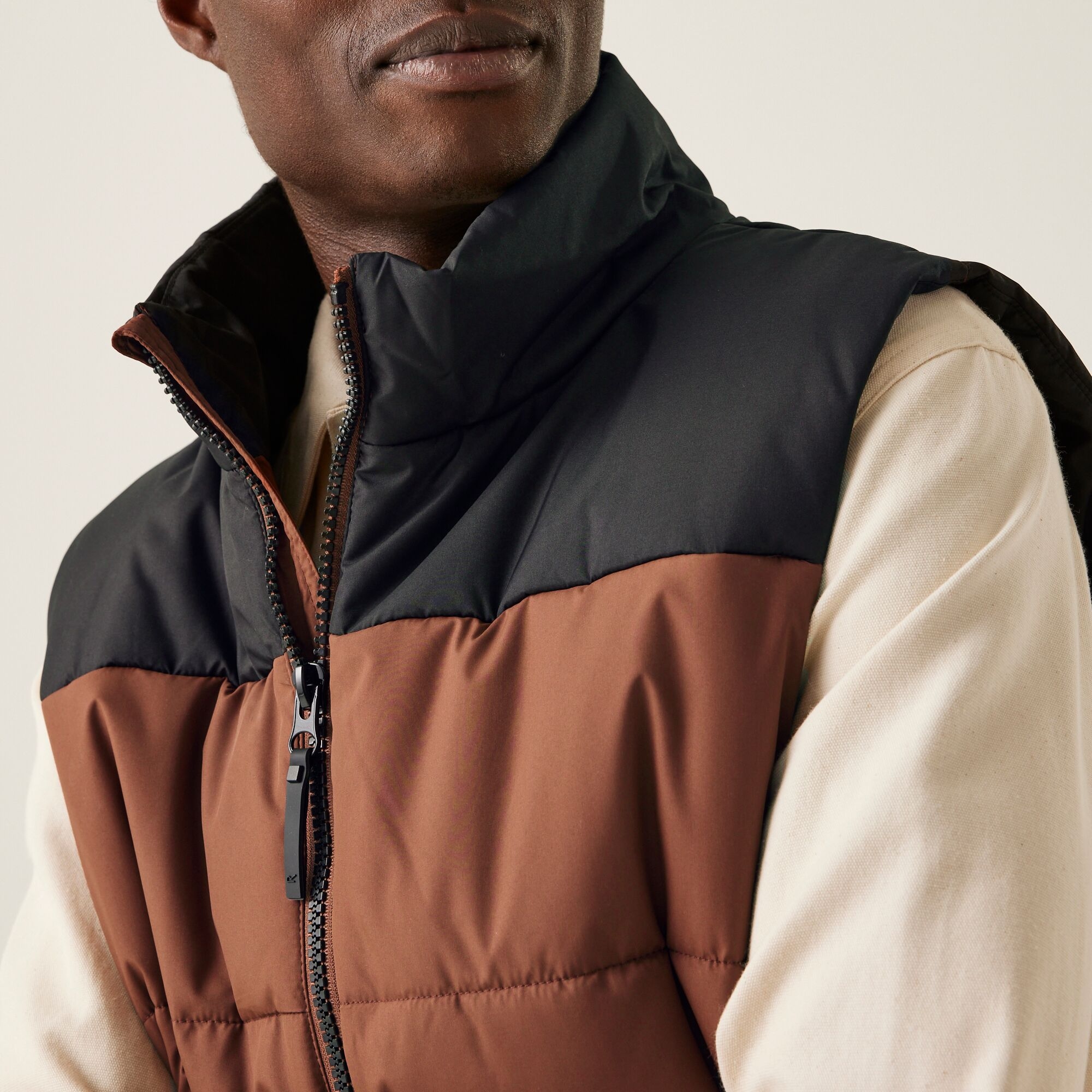 Men's Hawfinch Insulated Gilet | Dark Brown Black