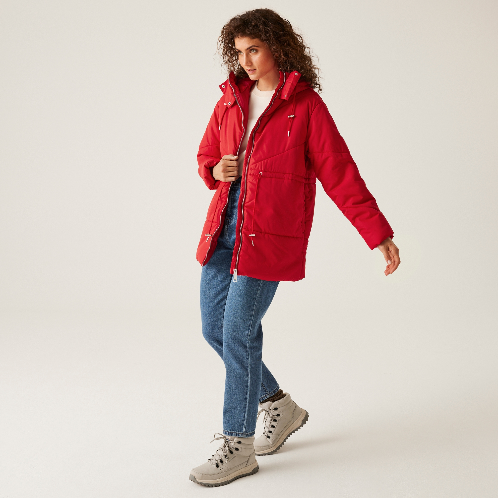 Women's Rurie Quilted Jacket | Danger Red