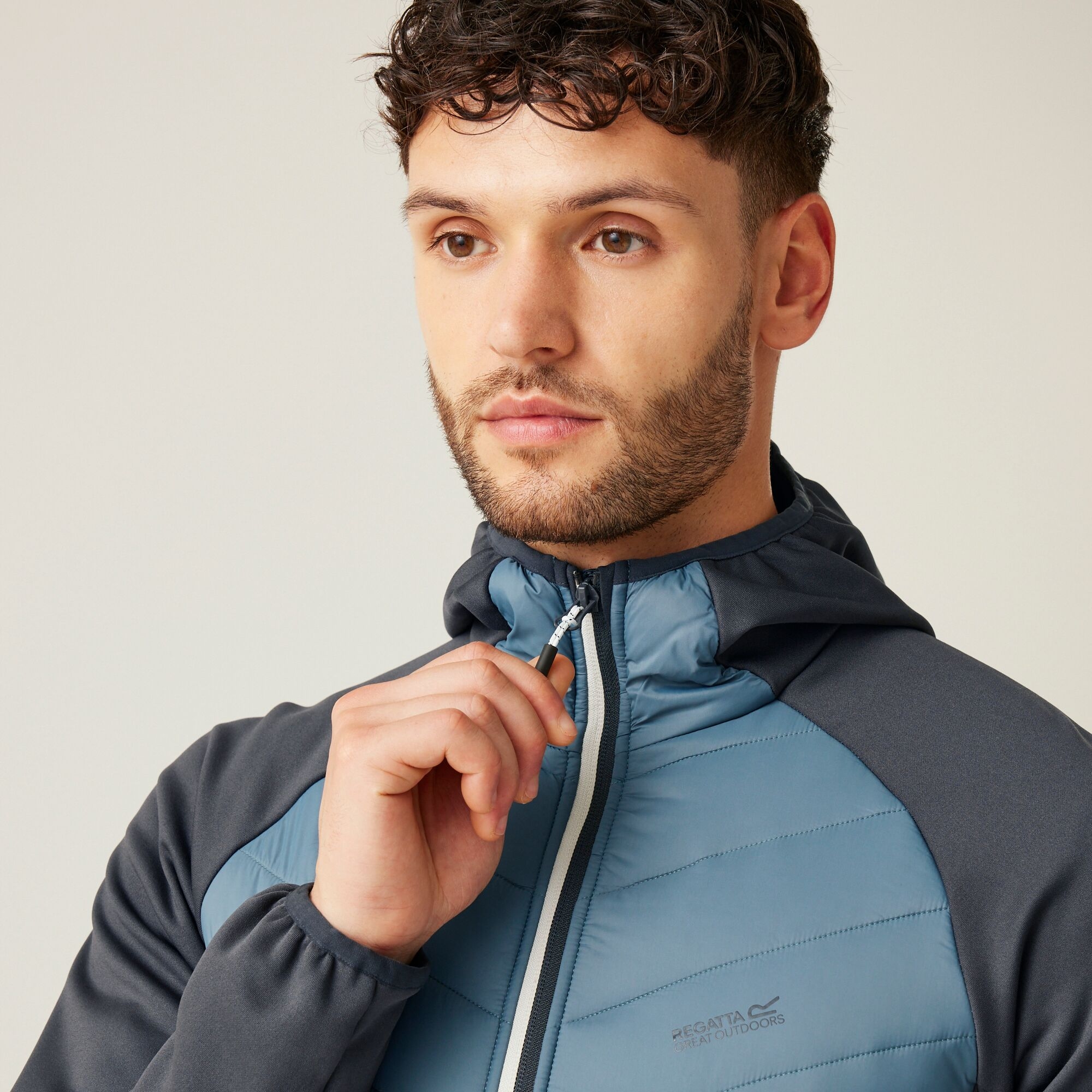 Men's Andreson VIII Hybrid Jacket | Stormy Weather Ash