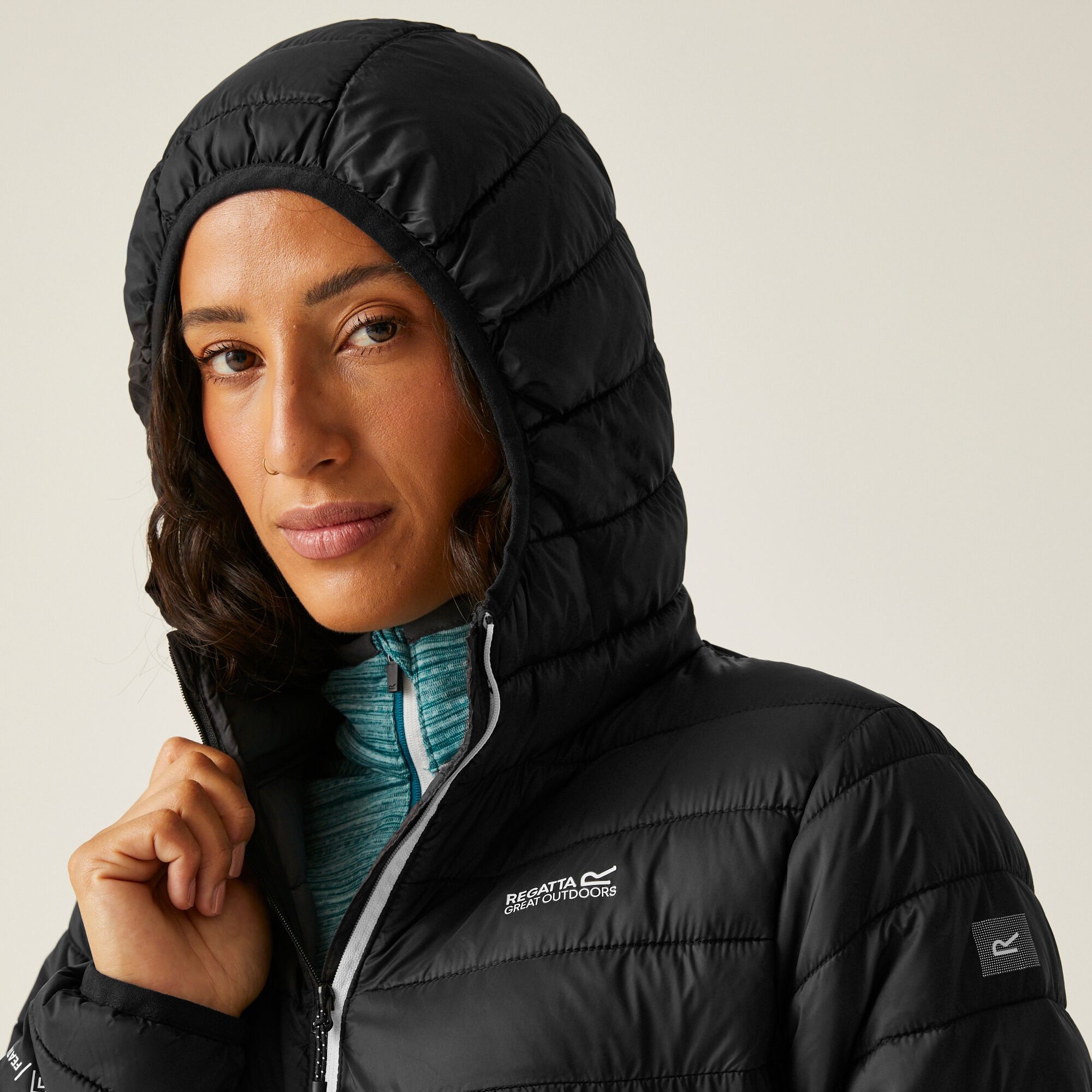 Women's Hillpack II Hooded Jacket | Black Seal Grey