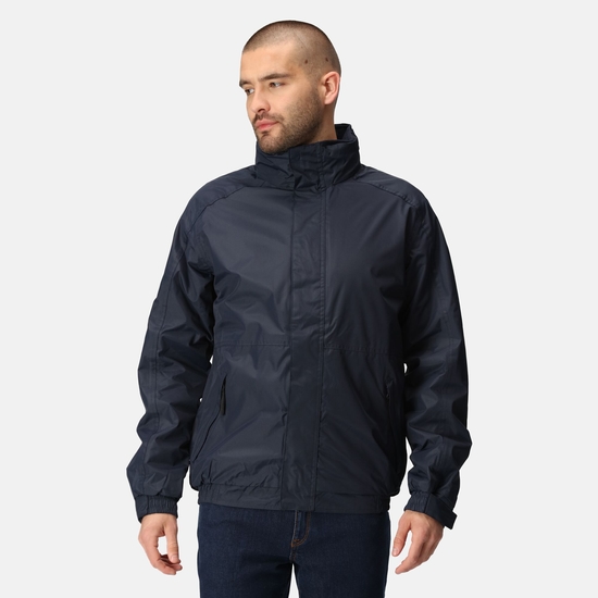 Men's Dover Fleece Lined Waterproof Insulated Bomber Jacket | Navy