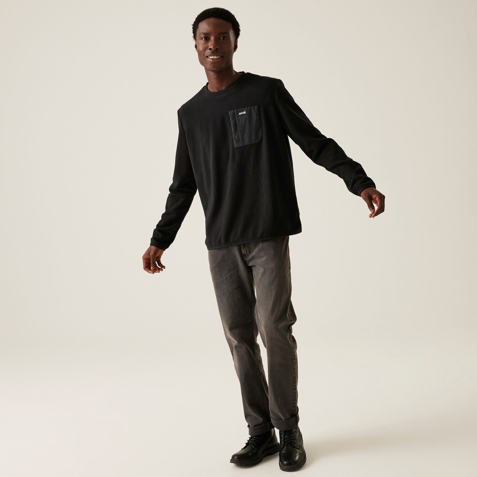 Men's Frankie Crew Sweatshirt | Black