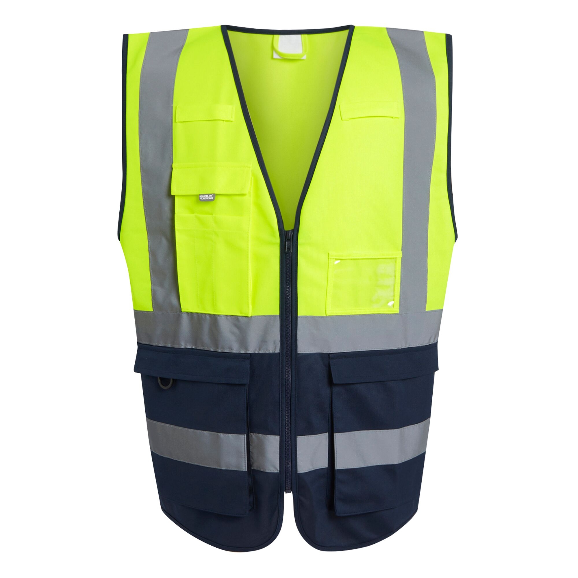 Men's Pro HI-VIS Executive Vest | Yellow Navy