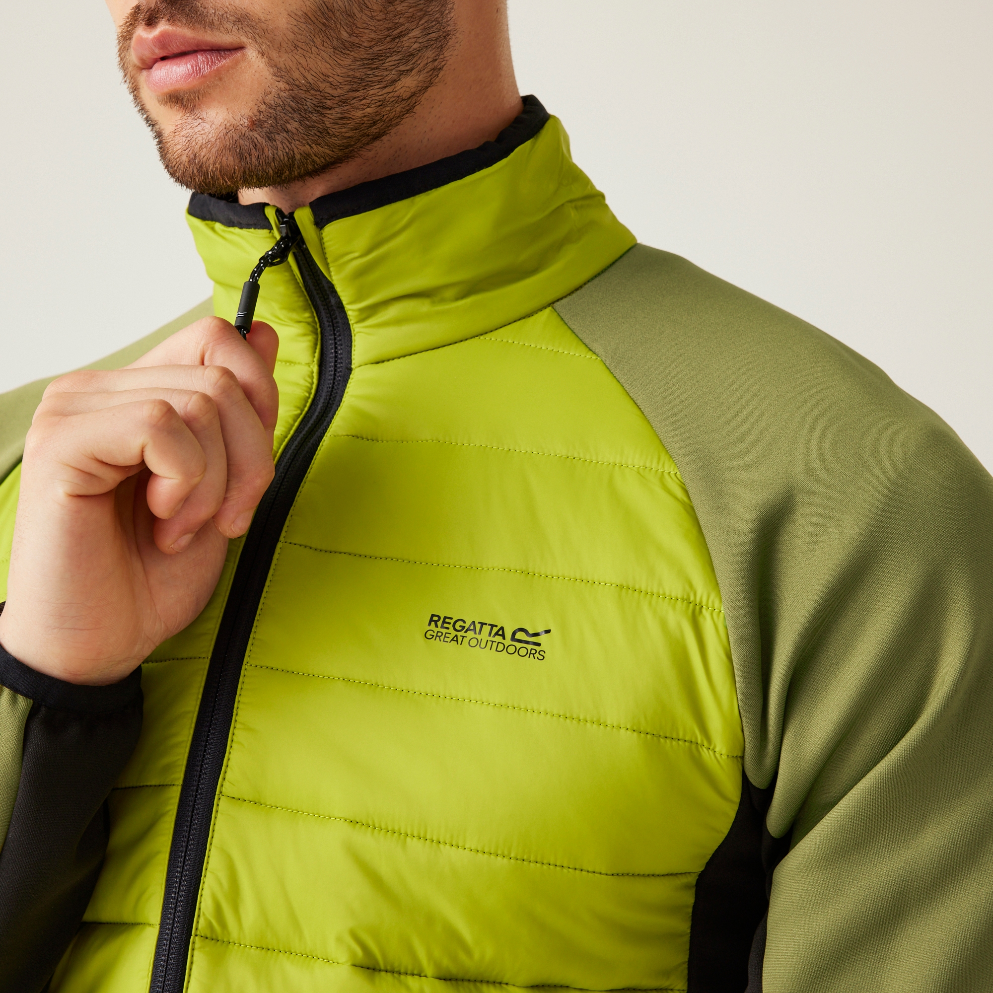 Men's Clumber IV Hybrid Jacket | Grenoble Green Nephrite Green Black