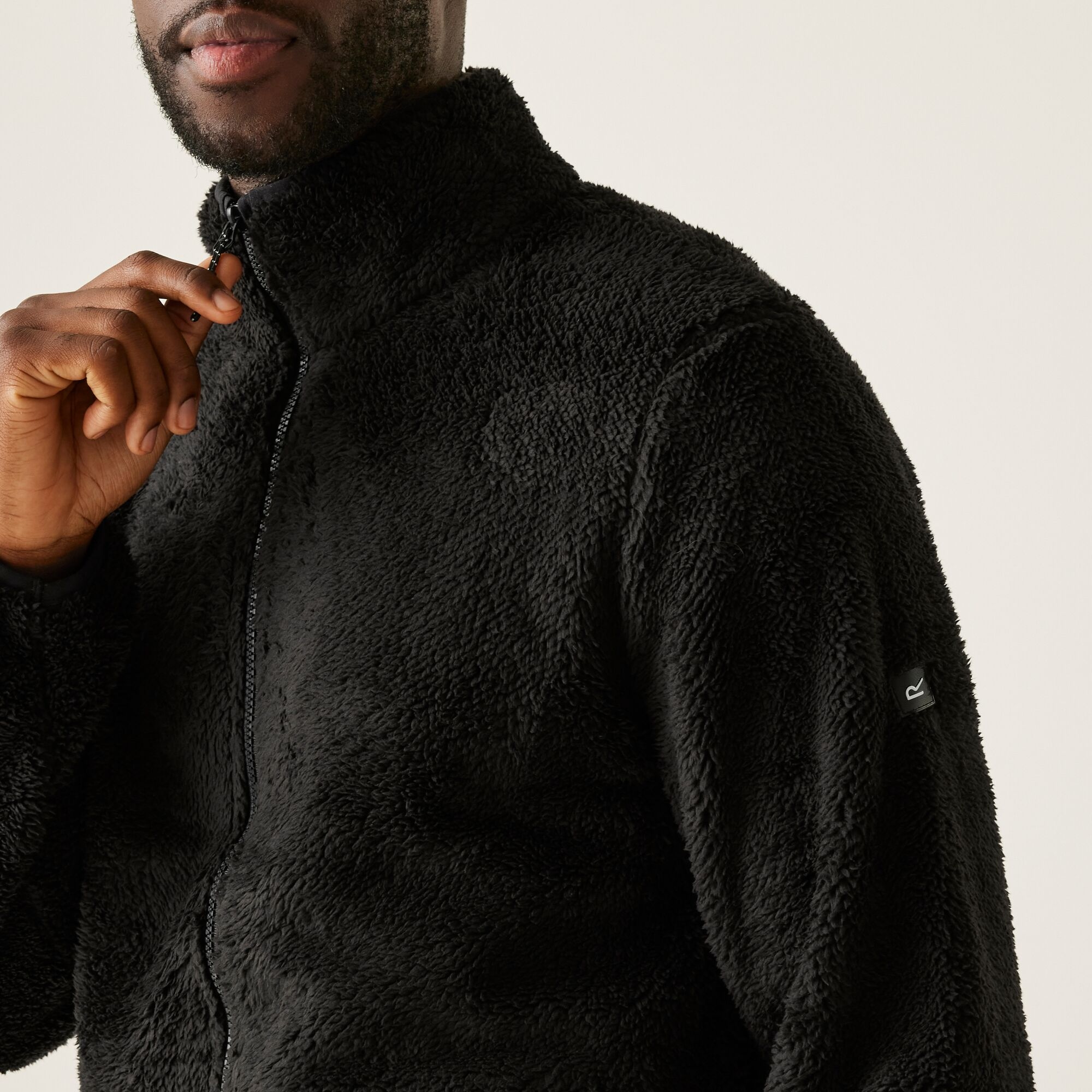 Men's Midoor Fluffy Fleece | Black