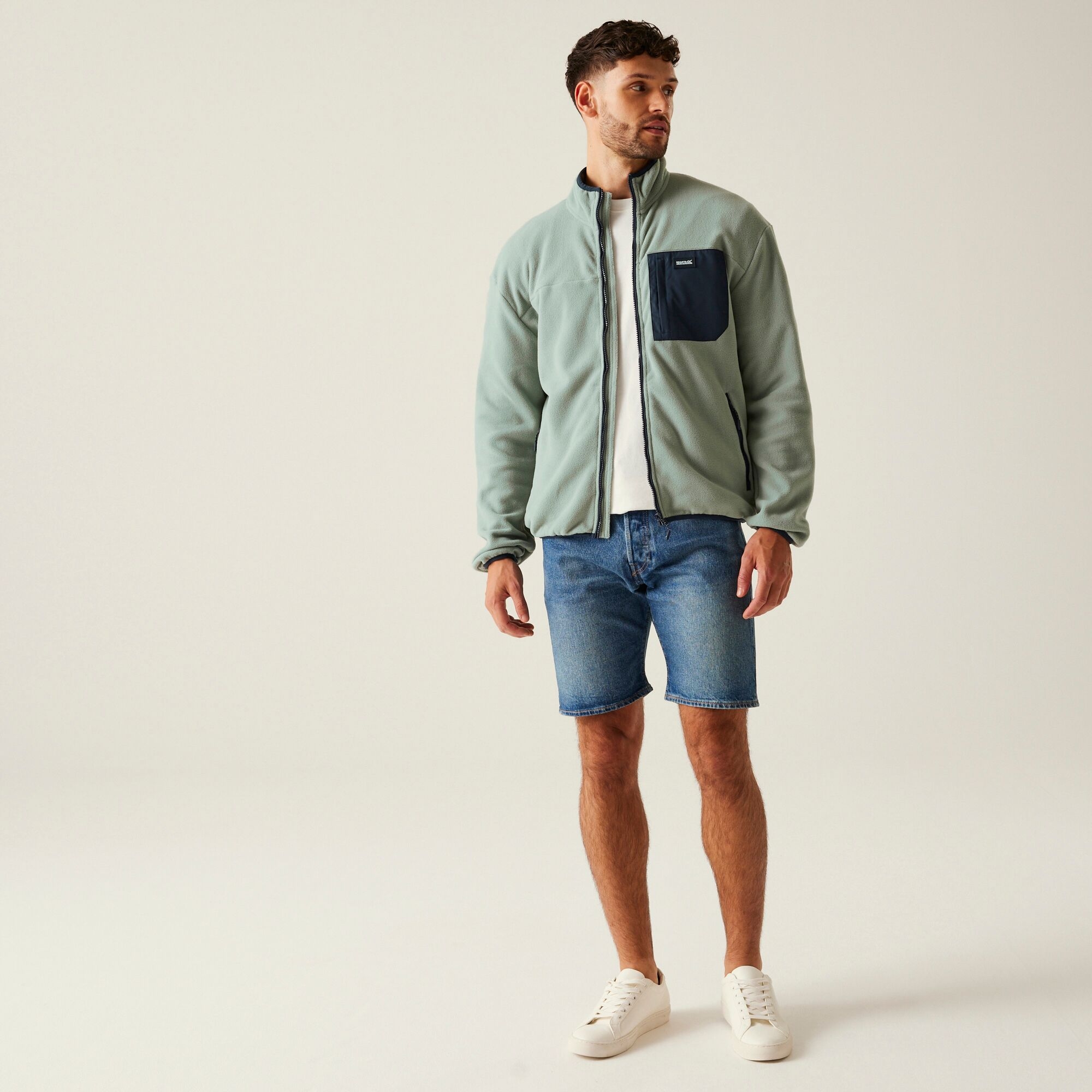 Men's Frankie Full Zip Fleece | Glacier Navy