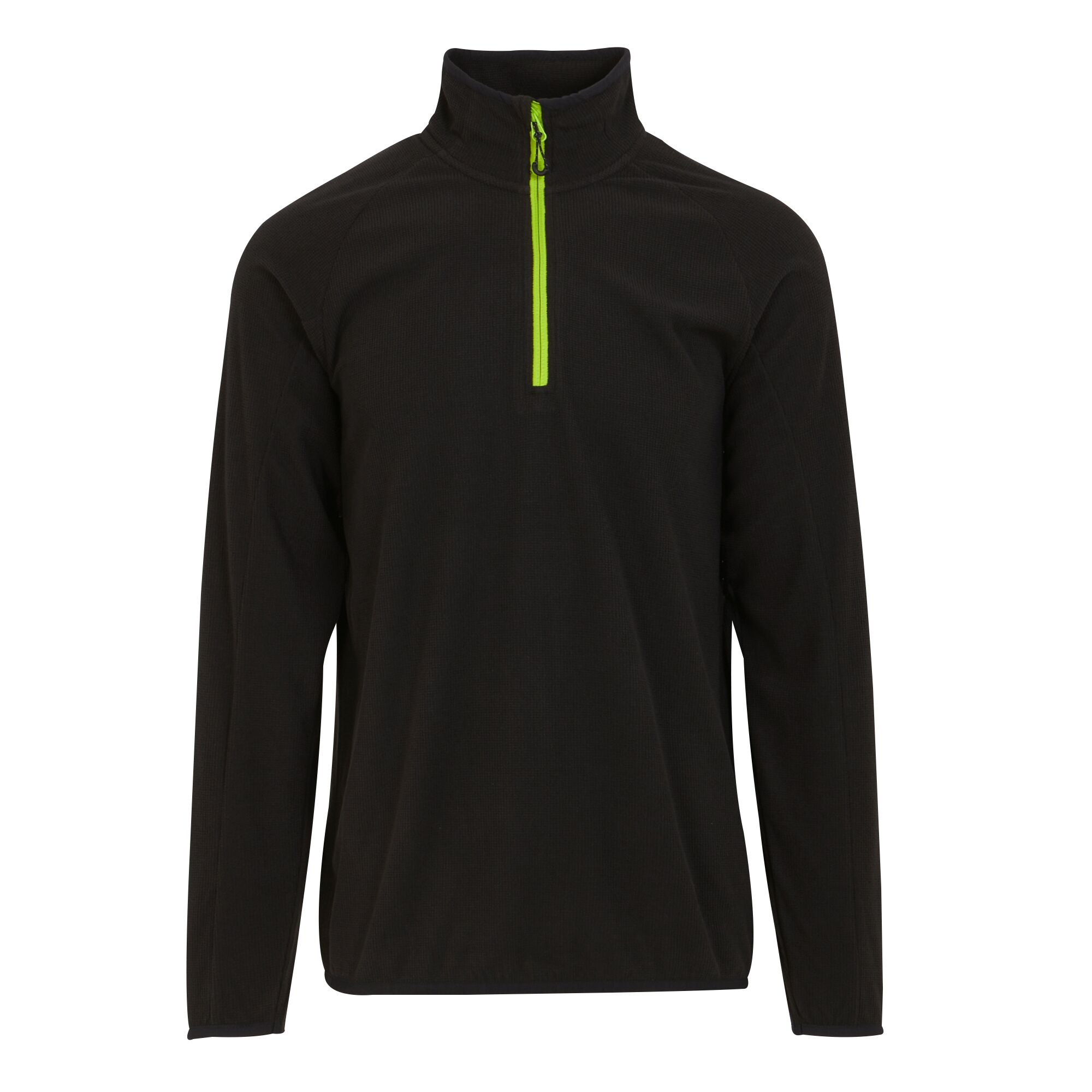 Men's Navigate Half-Zip Fleece | Black Lime Green
