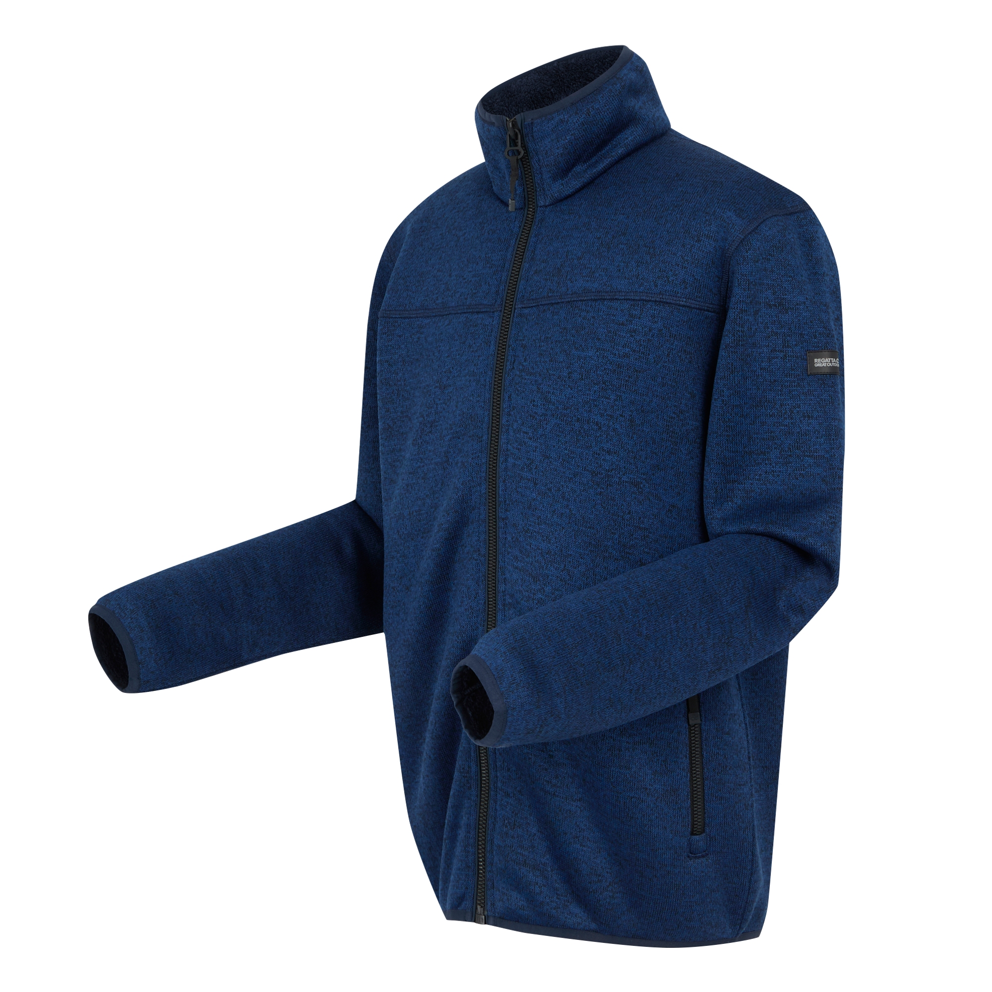 Men's Branleigh Full Zip Fleece | Navy Marl