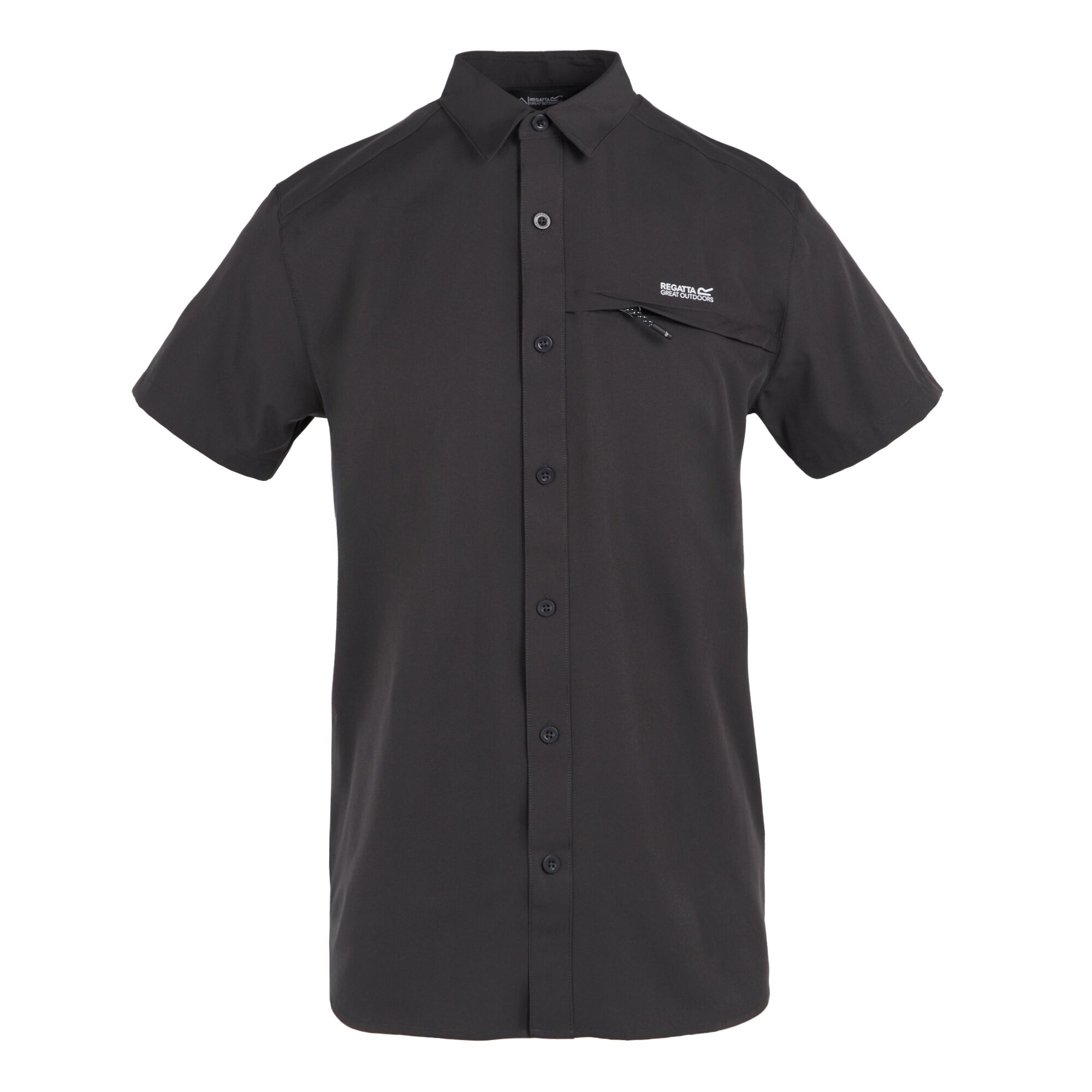 Men's Insect-Repellent Packaway Short Sleeve Shirt | Ash