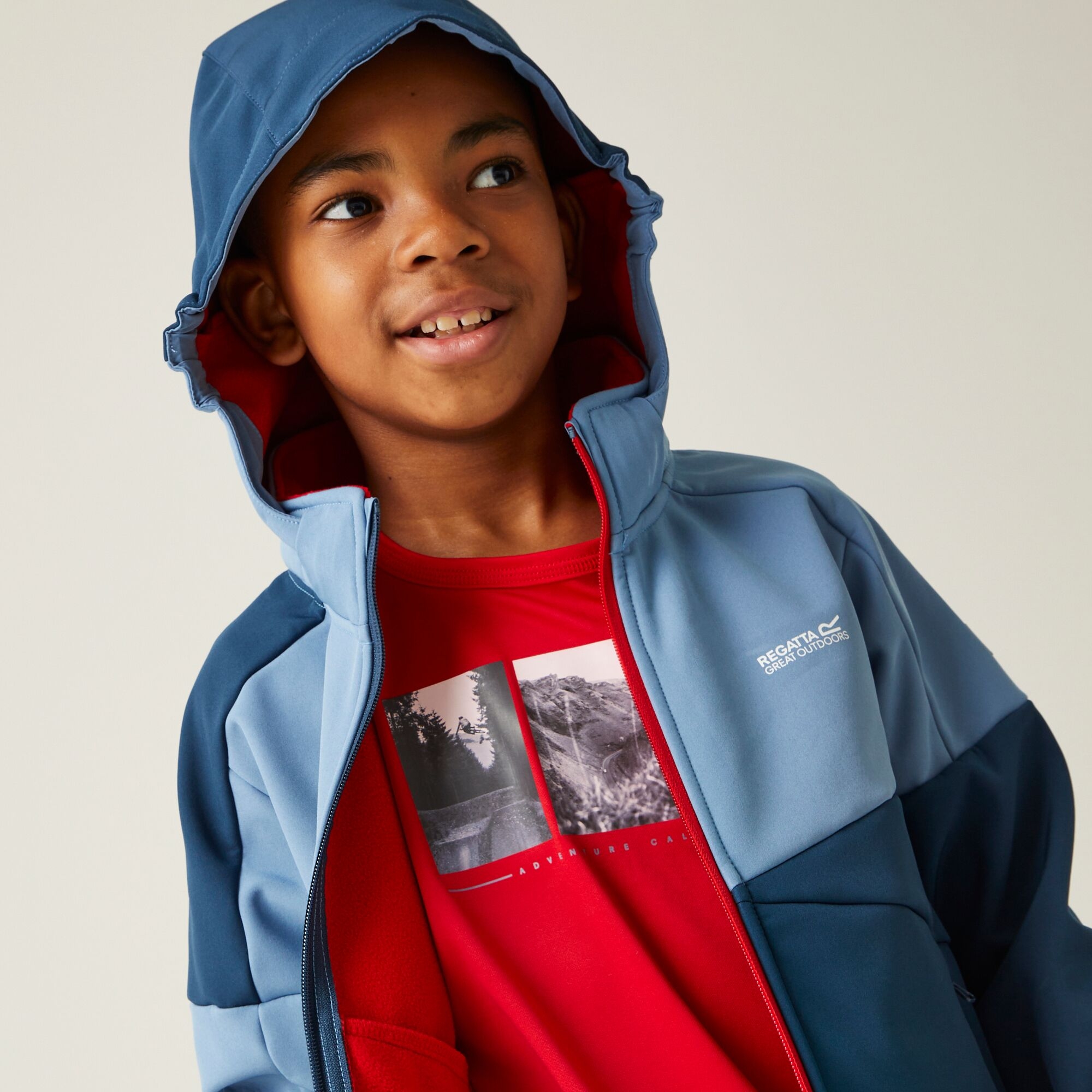 Kids' Acidity VII Softshell Jacket | Coronet Blue Moonlight Denim