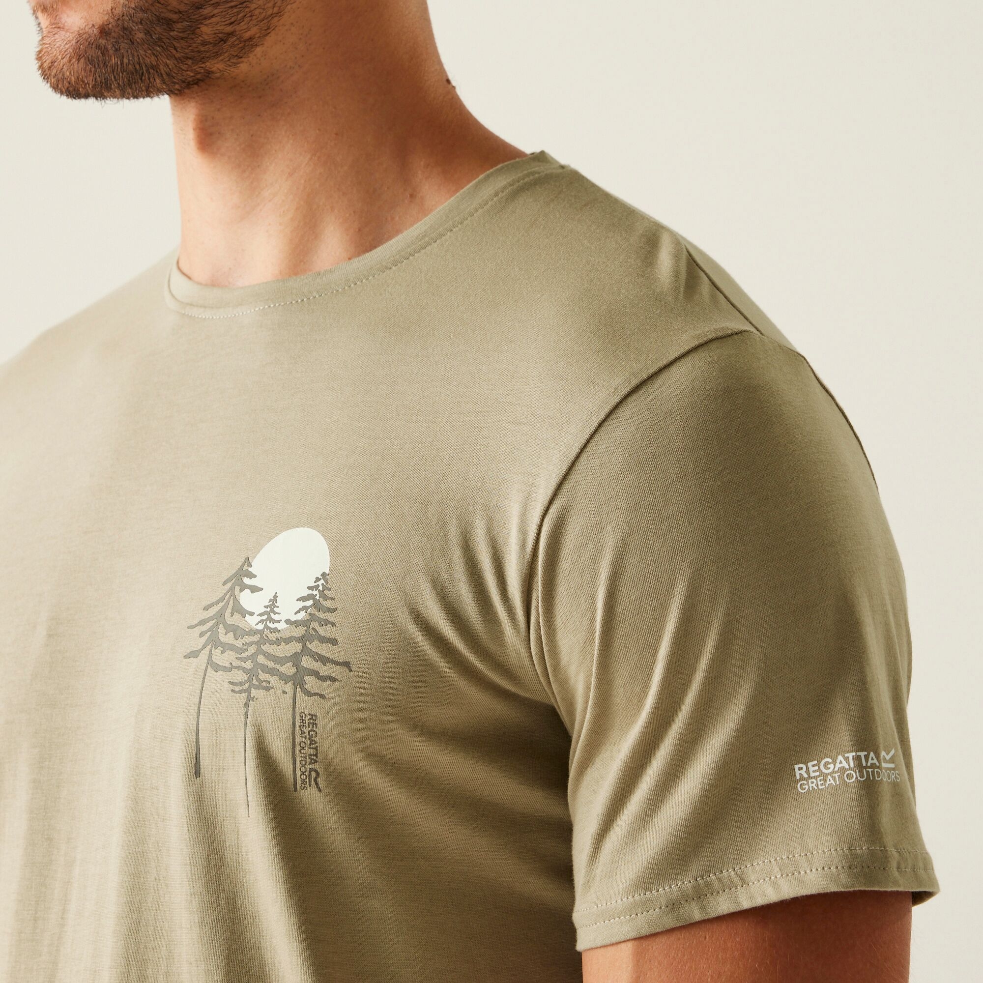 Men's Breezed V T-Shirt | Golden Sand