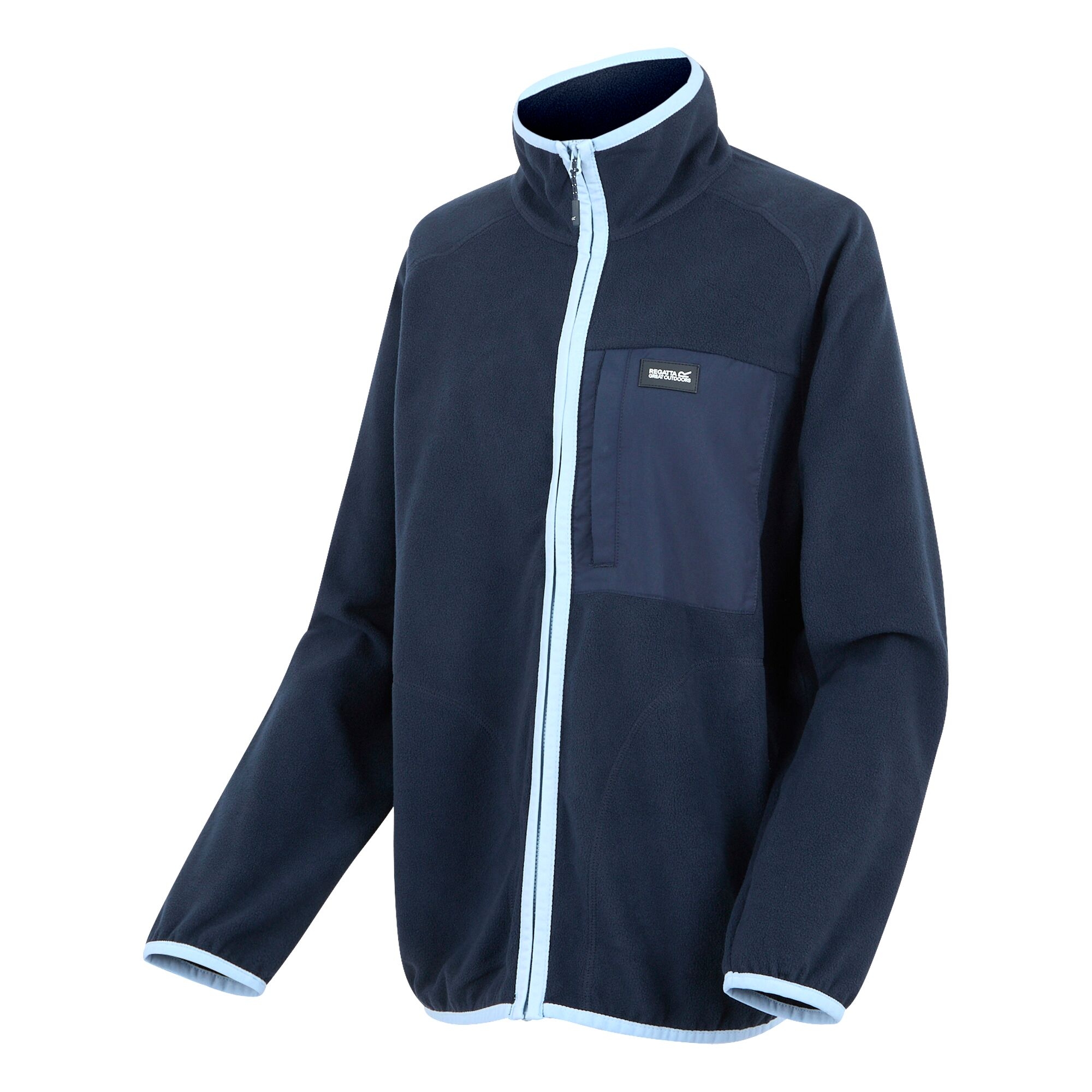Women's Lilana Full Zip Fleece | Navy Chambray Blue