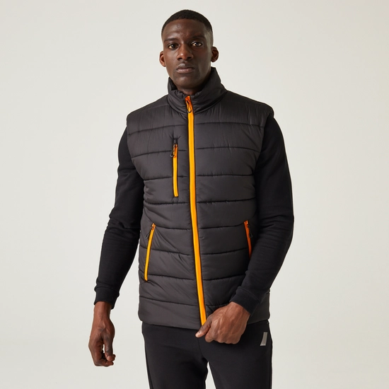 Men's Navigate Thermal Bodywarmer | Black Seal Grey