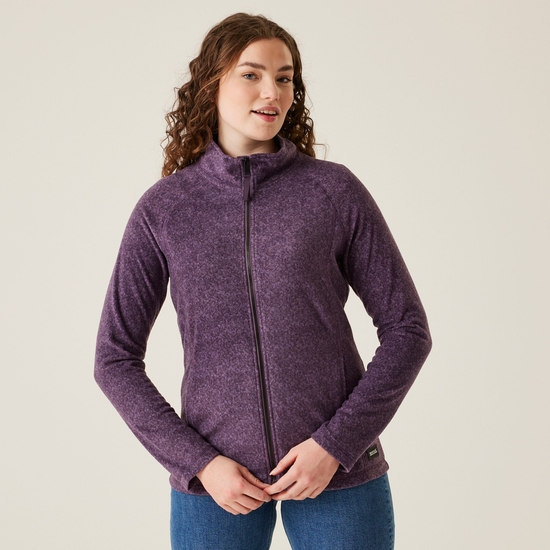 Women's Mayse Full Zip Fleece | Deep Plum