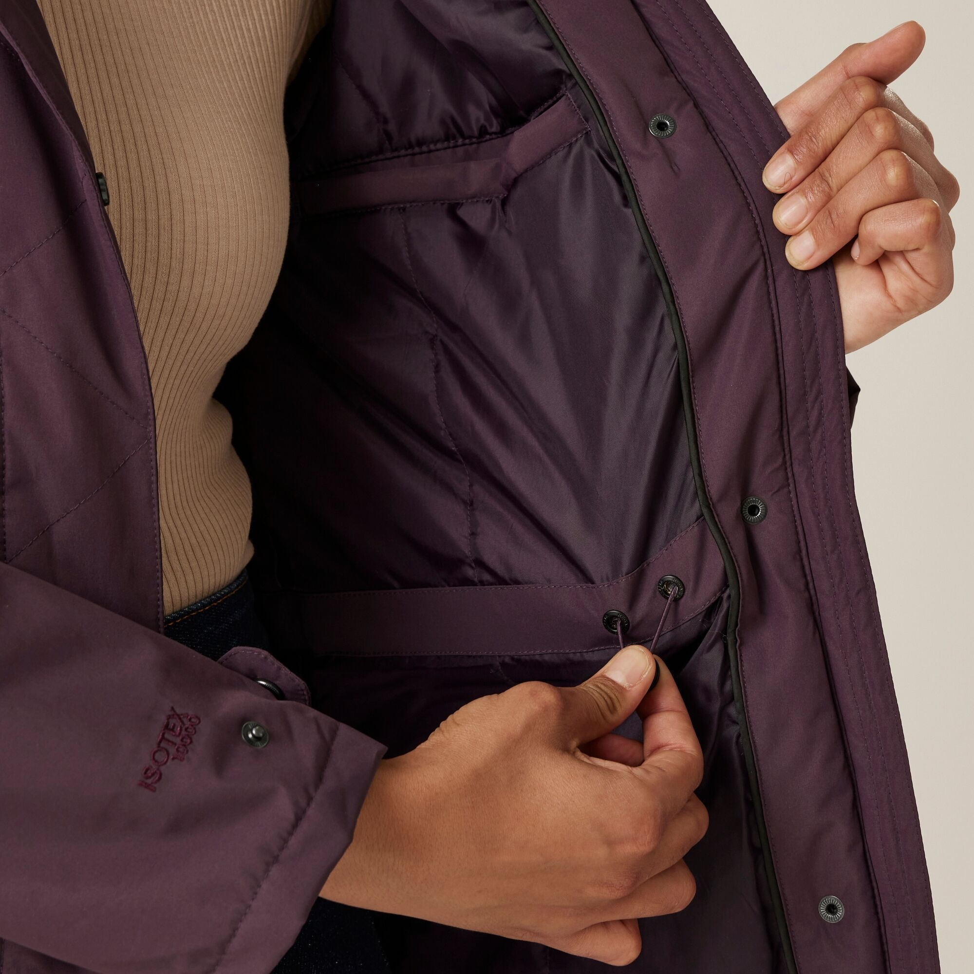 Women's Sabinka II Fur Trim Parka Jacket | Deep Plum