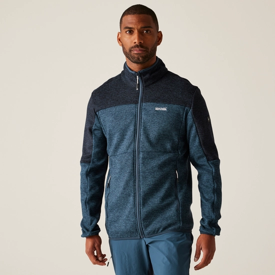 Men's Elram Full Zip Fleece | Glacier Stormy Weather Ash