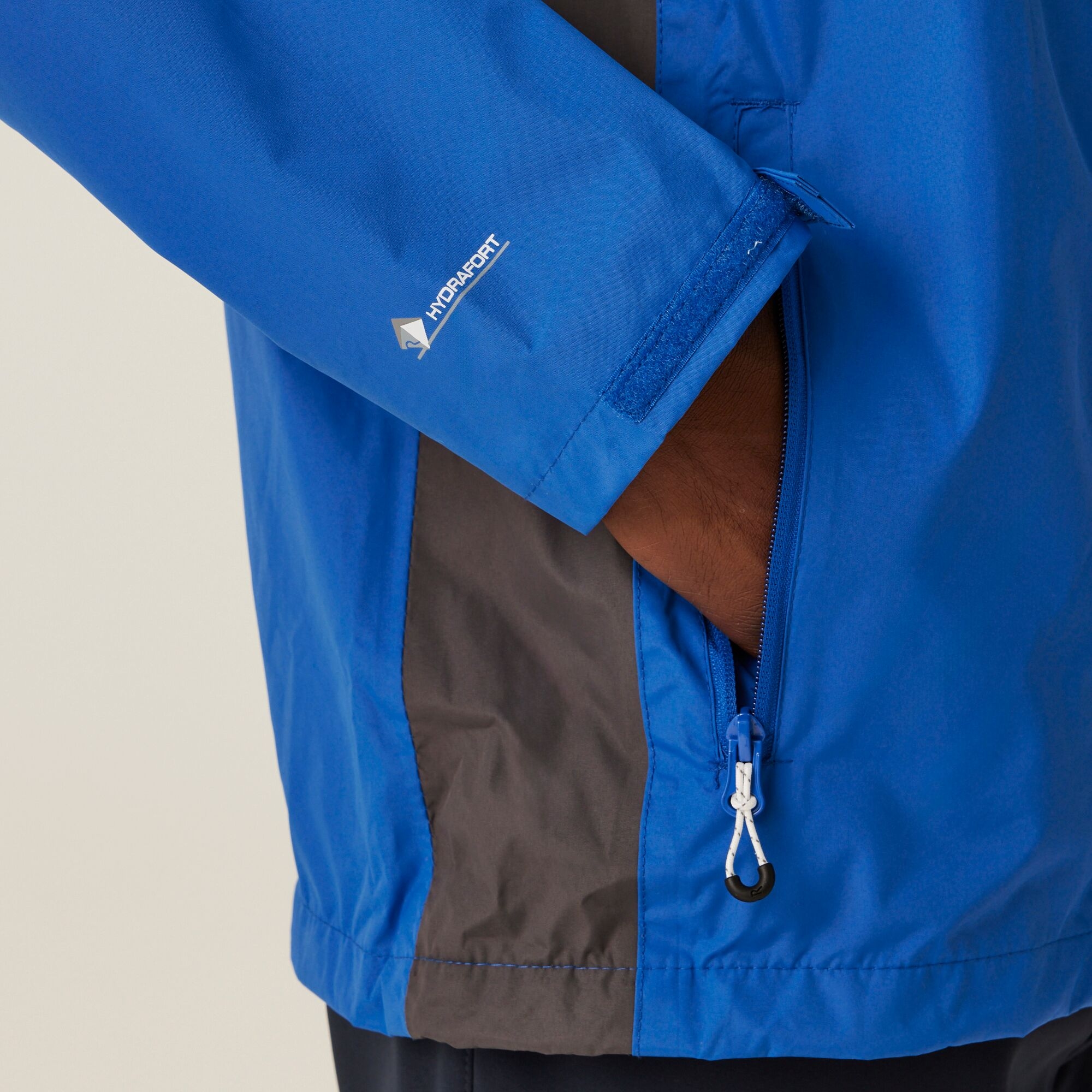 Men's Matt Waterproof Jacket | Oxford Blue Iron