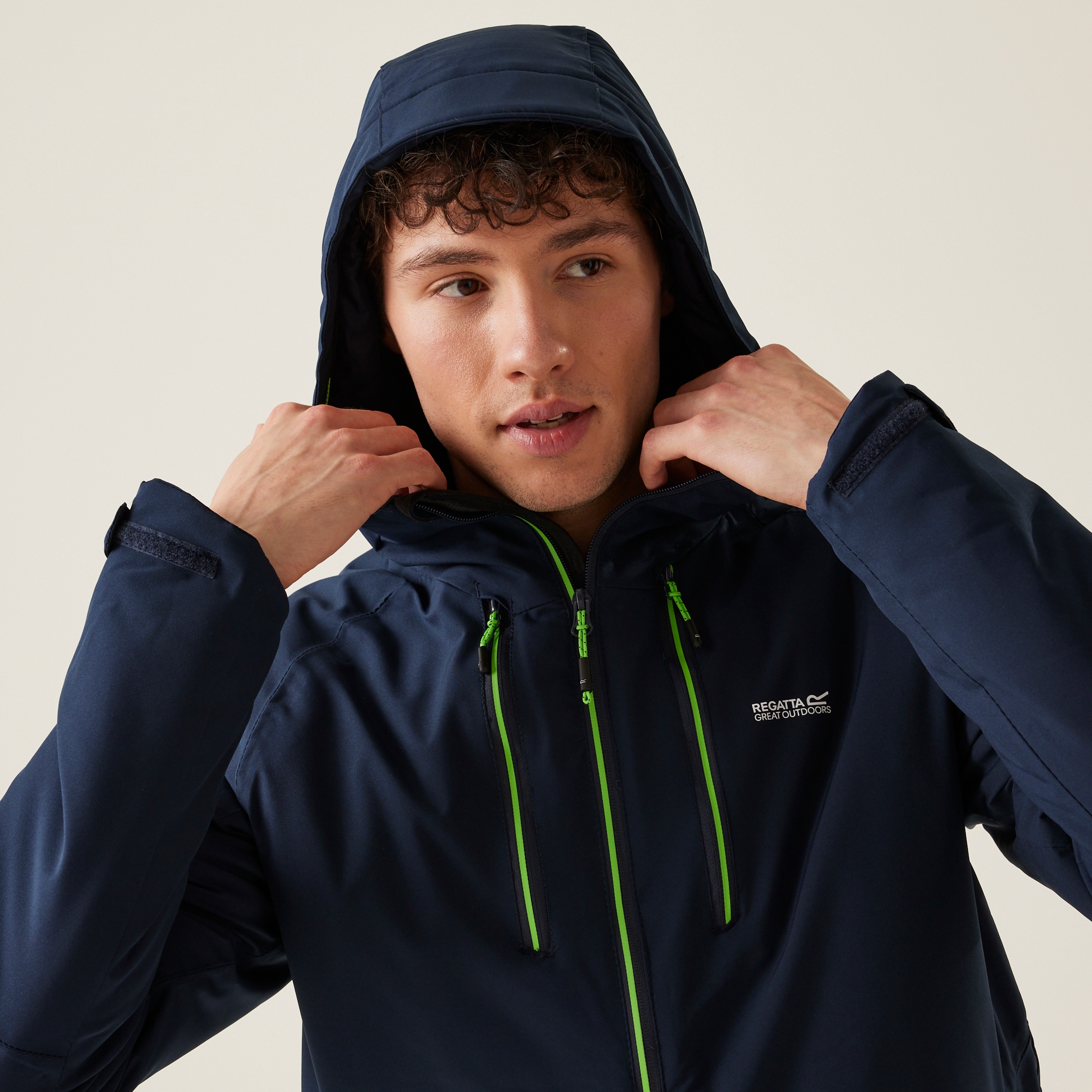Men's Highton Stretch Padded Jacket III | Navy Green Flash
