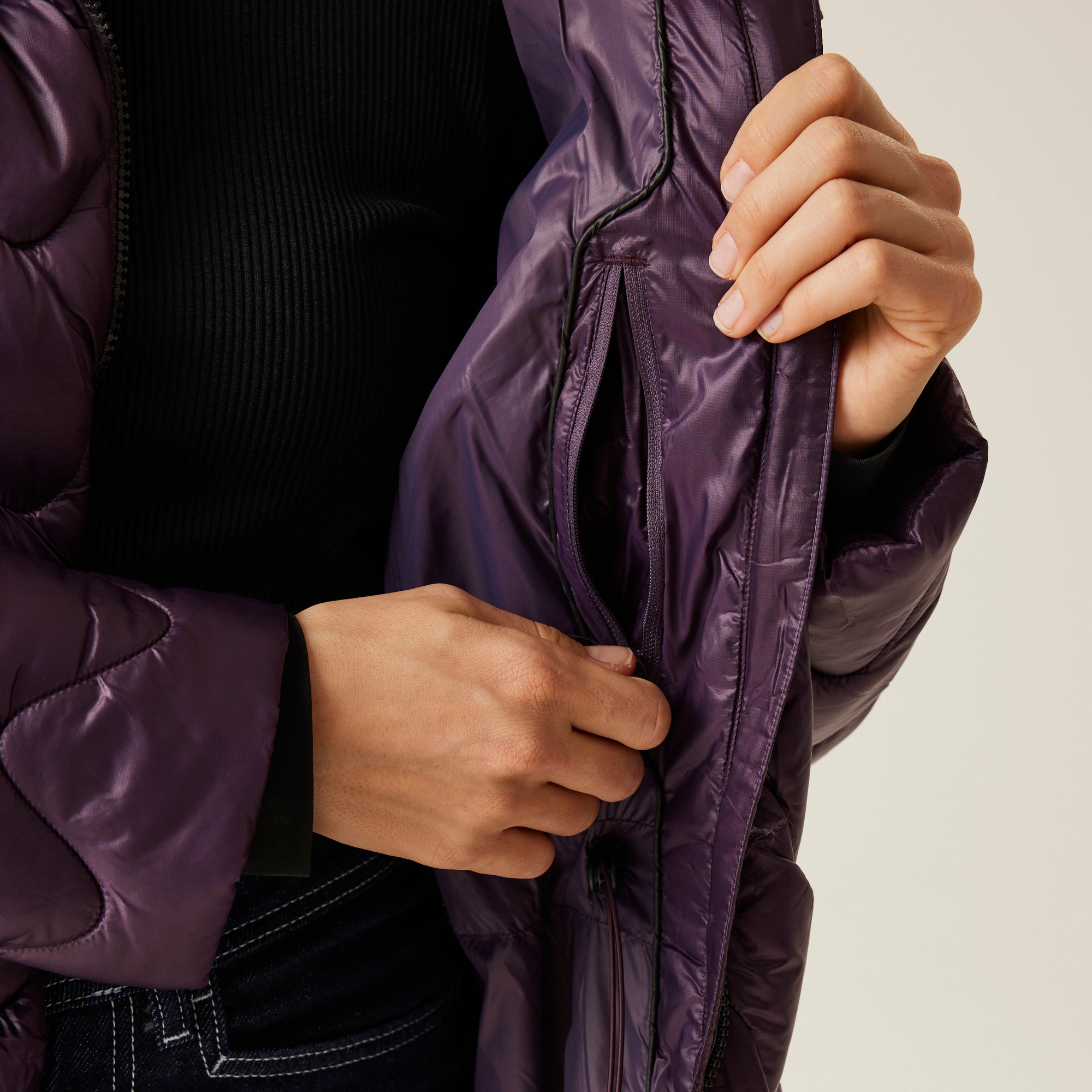 Women's Cambrie II Quilted Jacket | Deep Plum