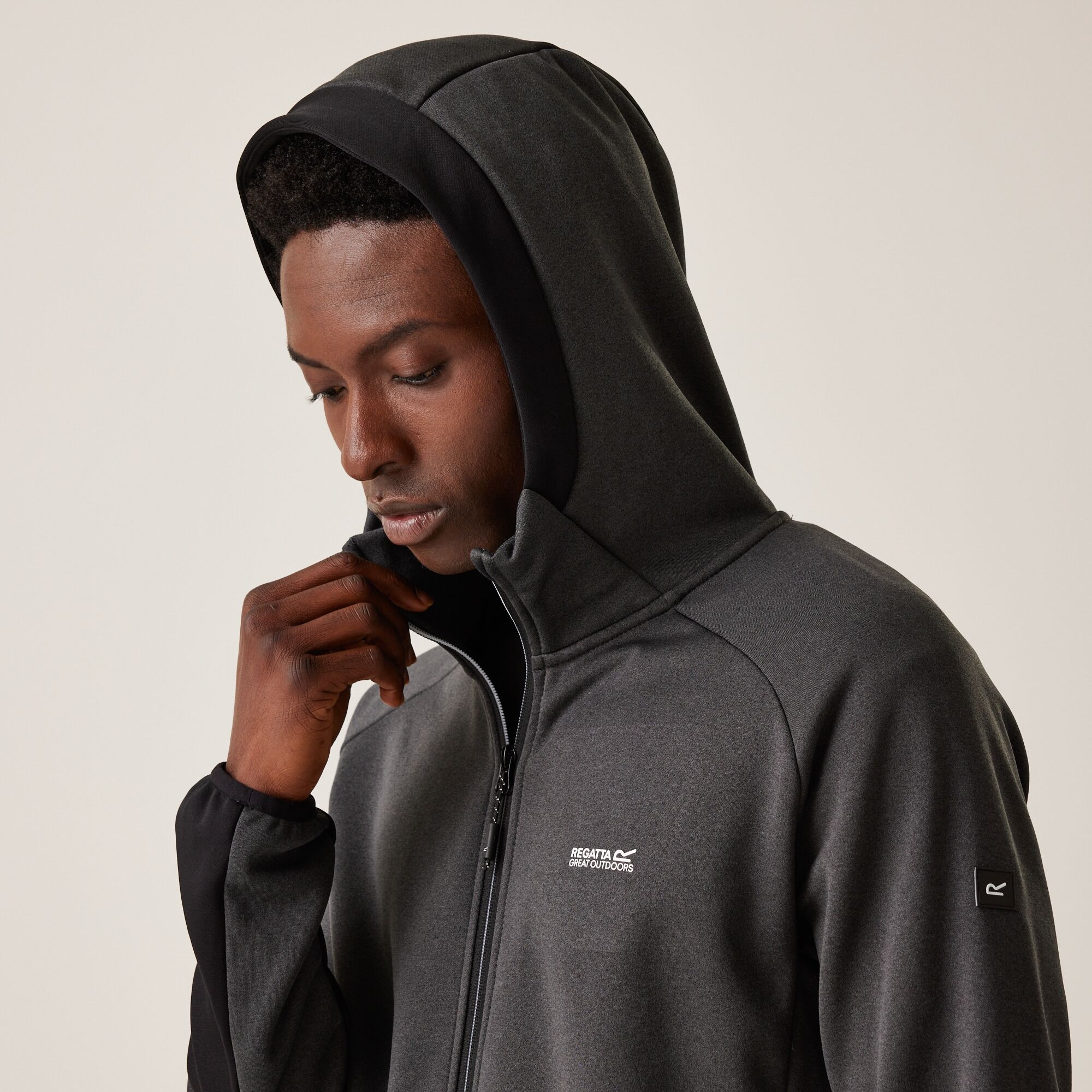 Men's Sarwood Softshell Jacket | Ash Marl Black