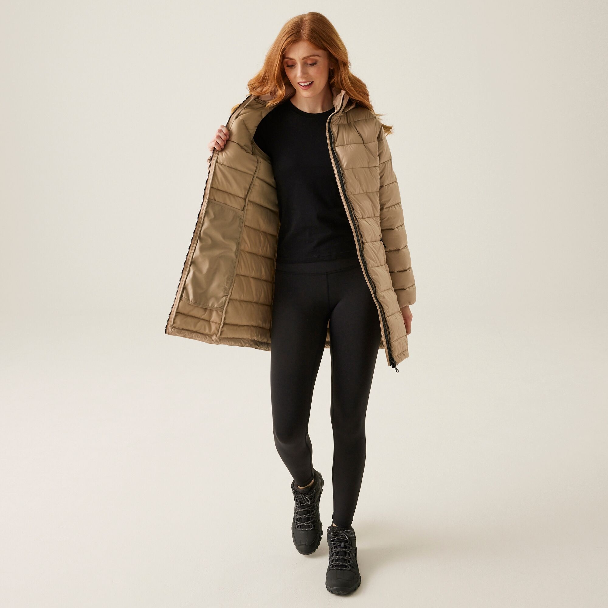 Women's Starler Insulated Padded Jacket | Warm Taupe