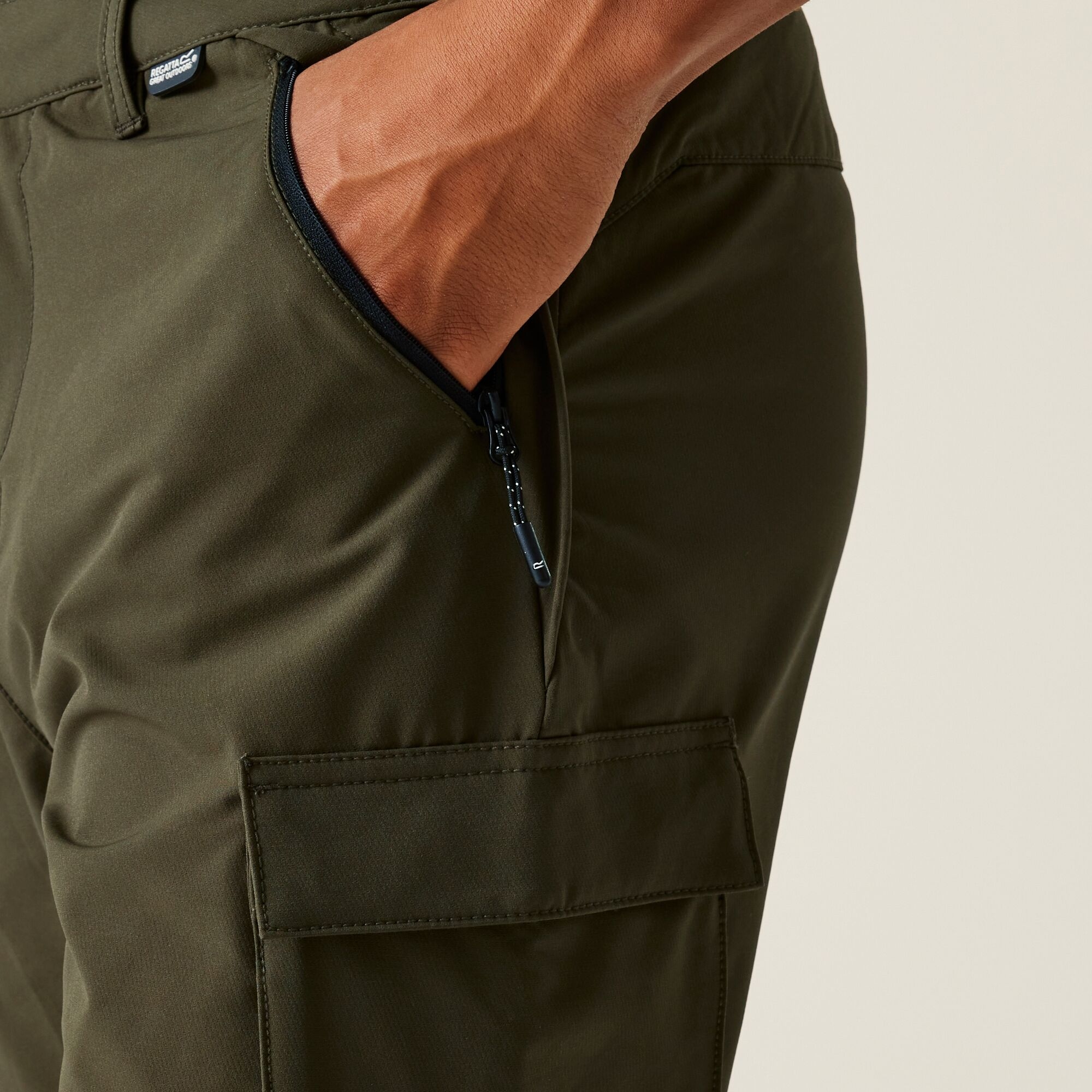 Men's Questra Cargo Trousers | Dark Khaki
