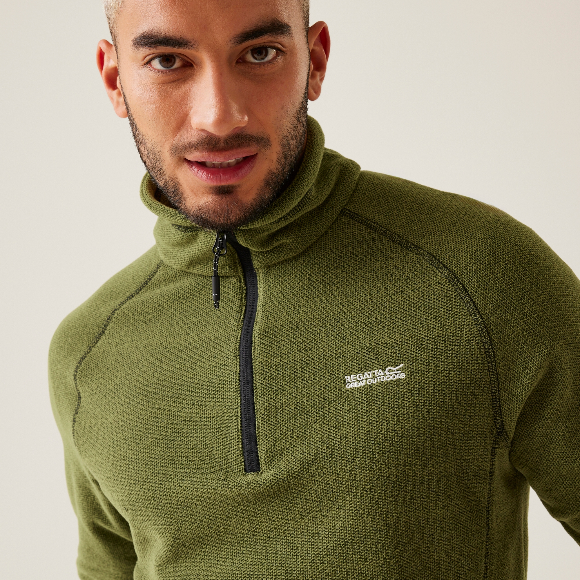 Men's Kenger Half Zip Midweight Fleece | Nephrite Green