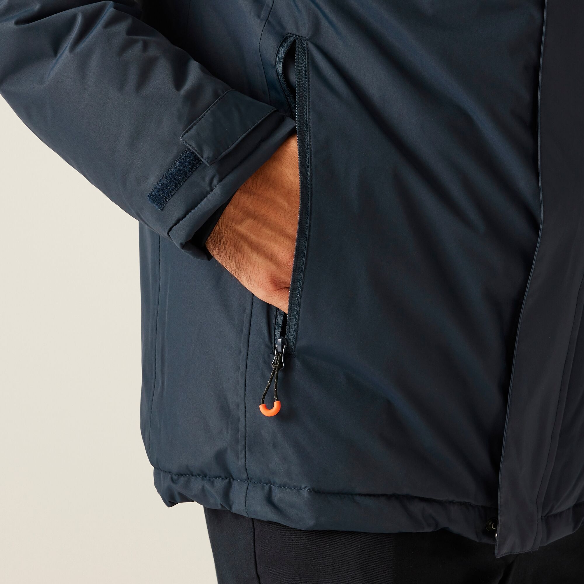 Men's Thermogen Powercell 5000 Waterproof Insulated Hooded Heated Jacket | Navy Magma