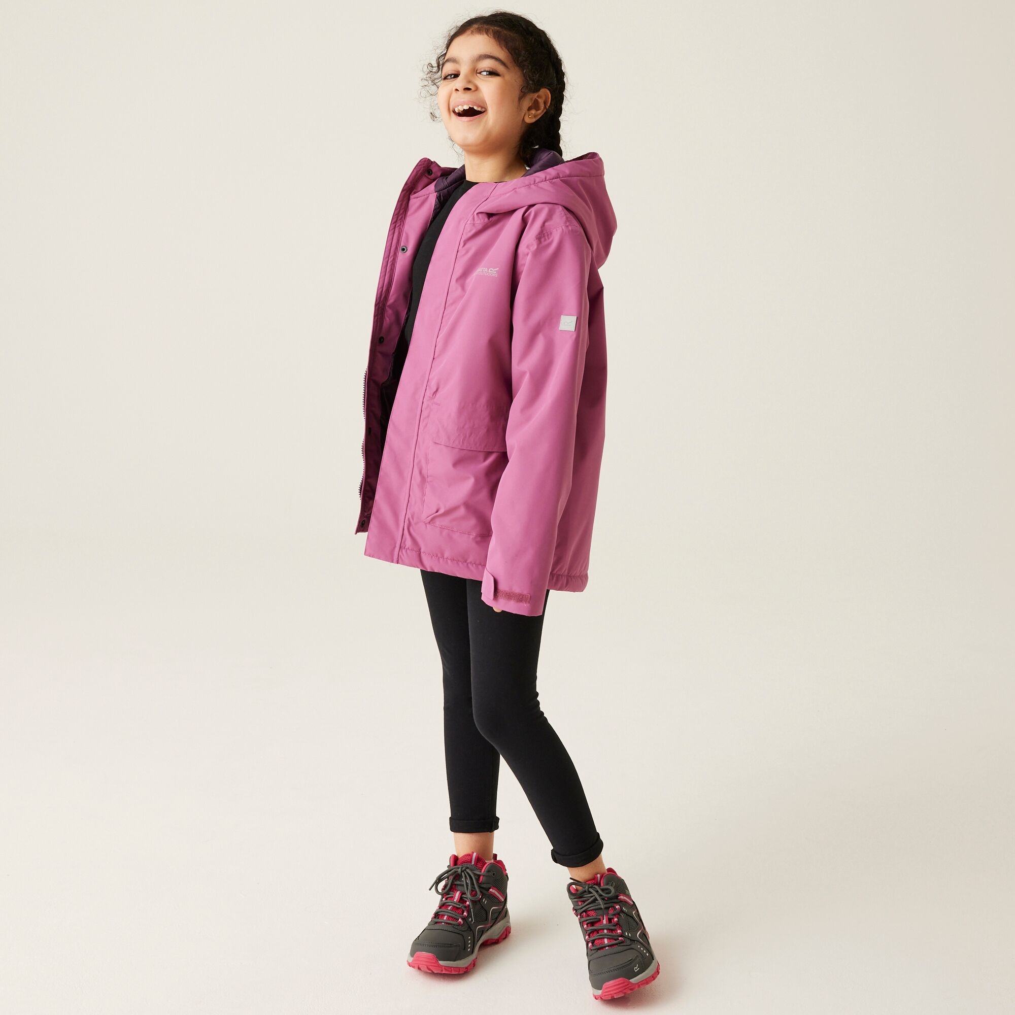 Kids' Ezdale Waterproof Jacket | Violet